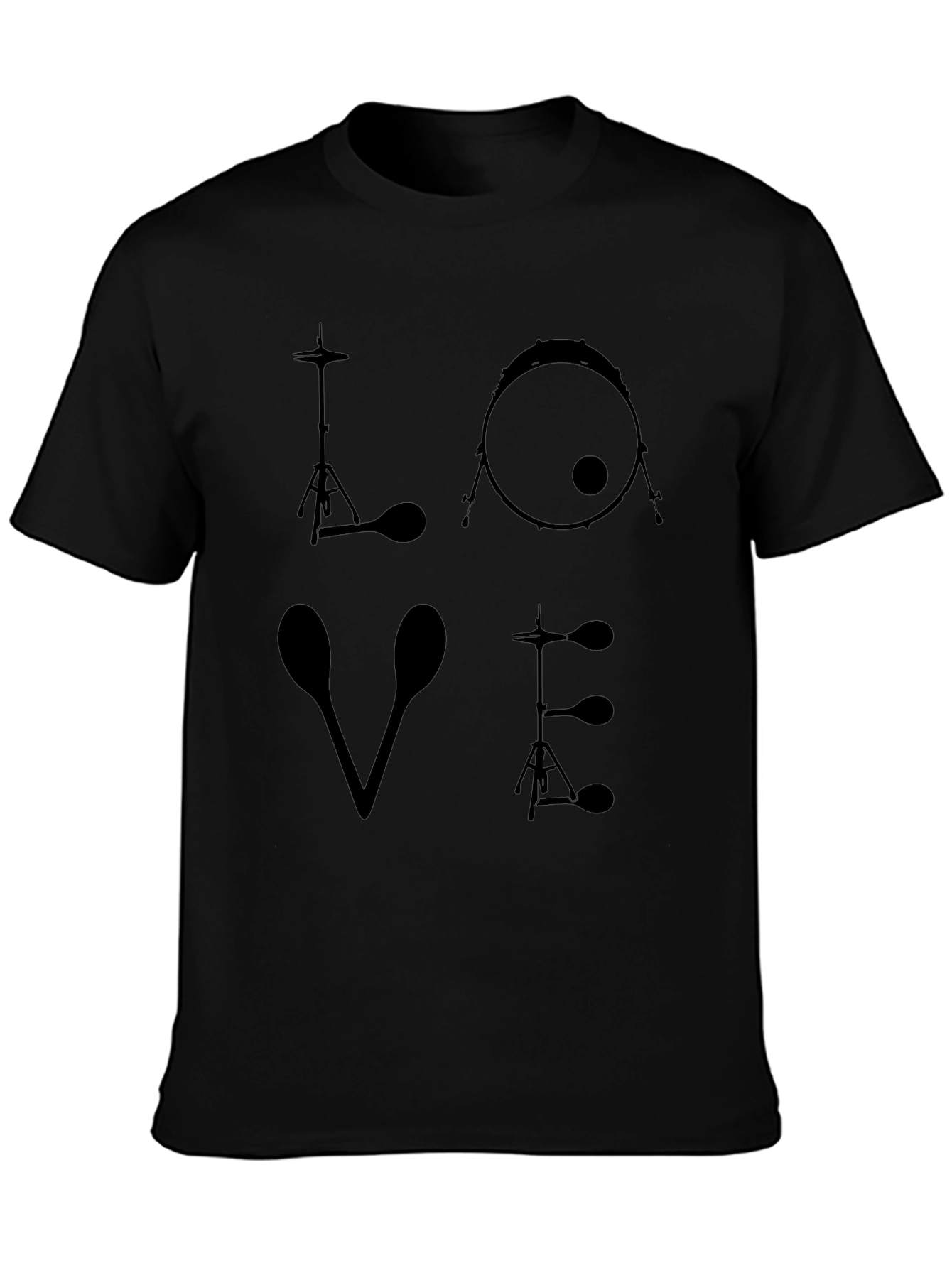 Drummer LOVE Graphic T-Shirt - Music Lover Tee