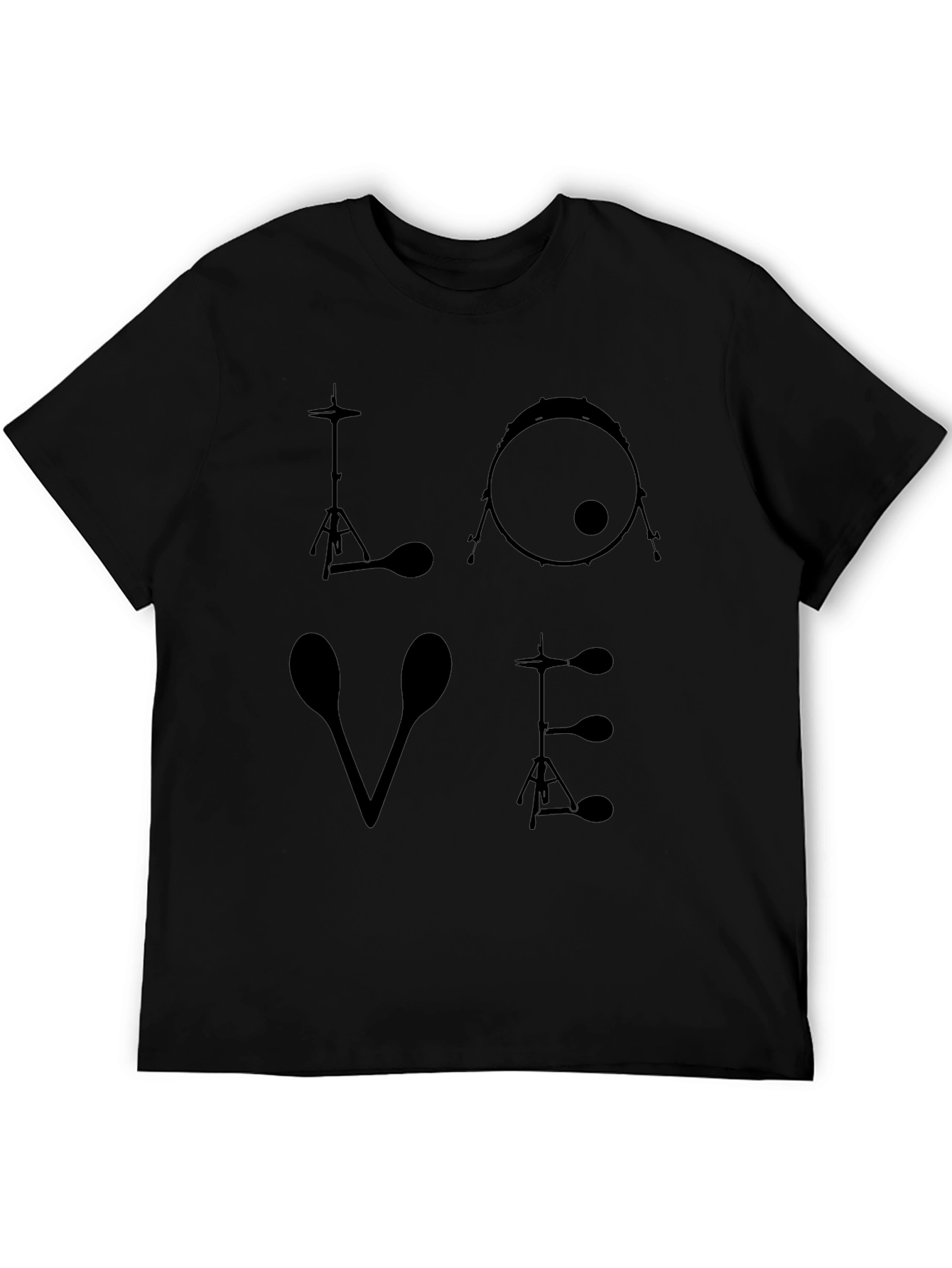 Drummer LOVE Graphic T-Shirt - Music Lover Tee