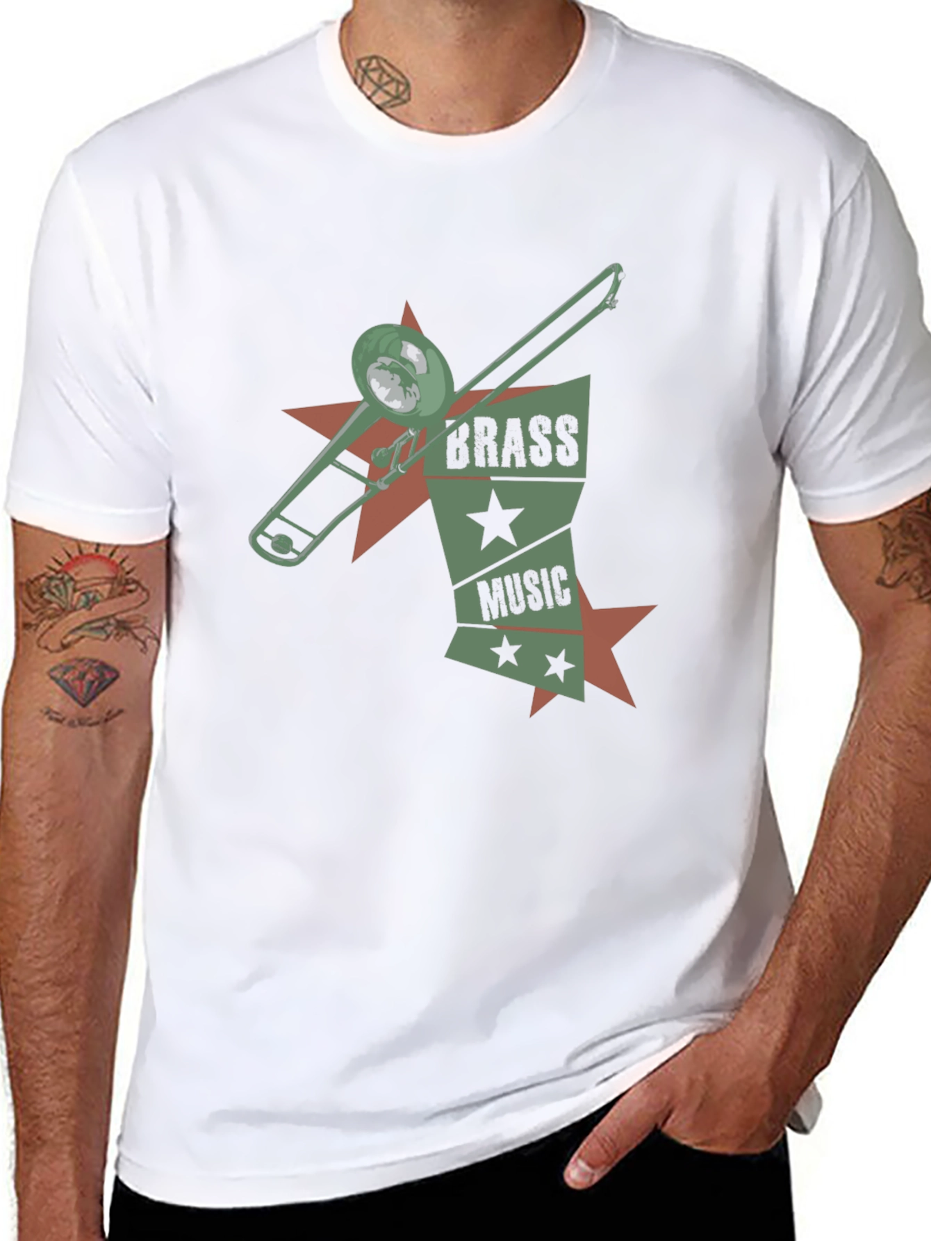 Brass Music Graphic T-Shirt