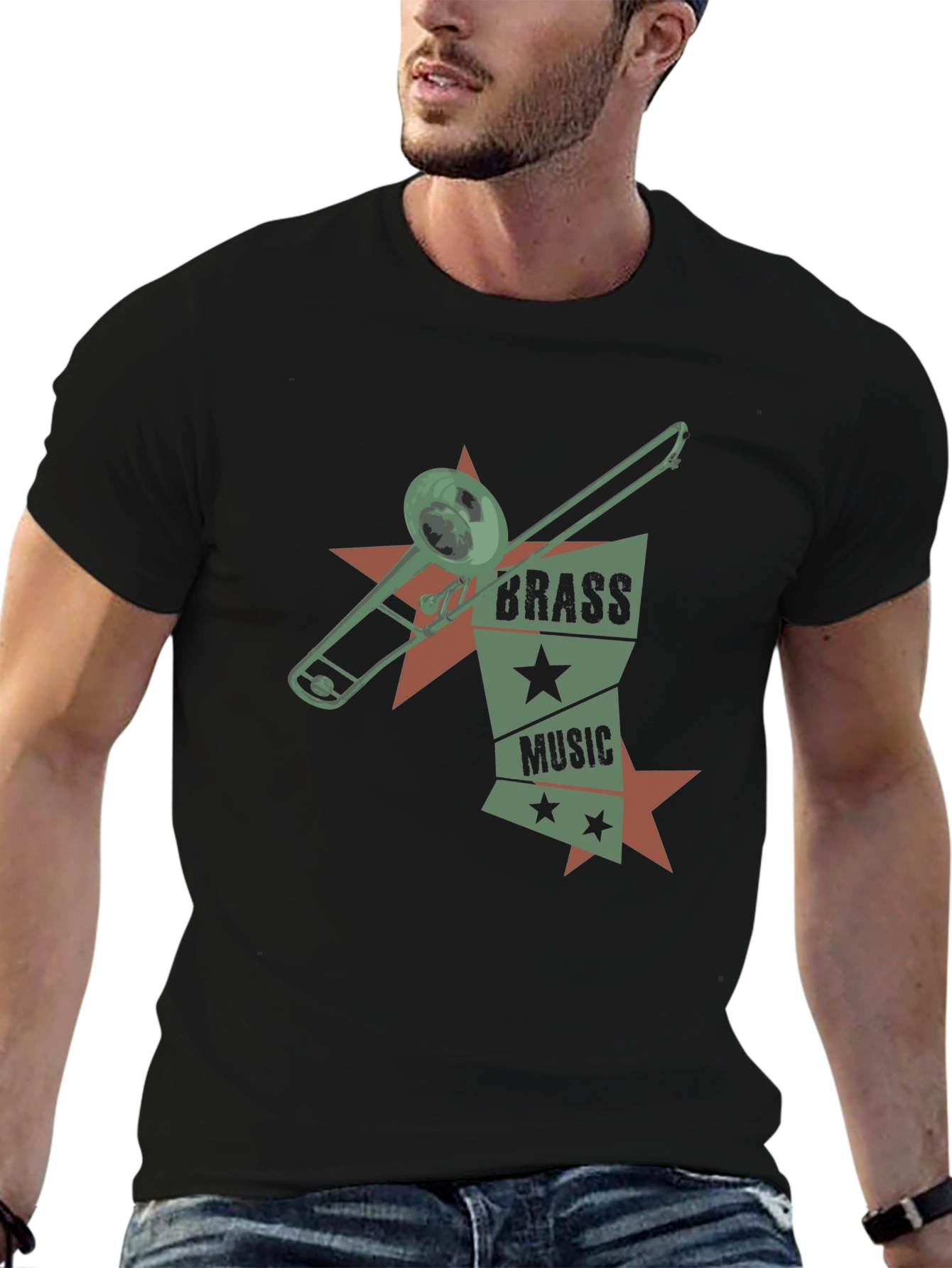 Brass Music Graphic T-Shirt