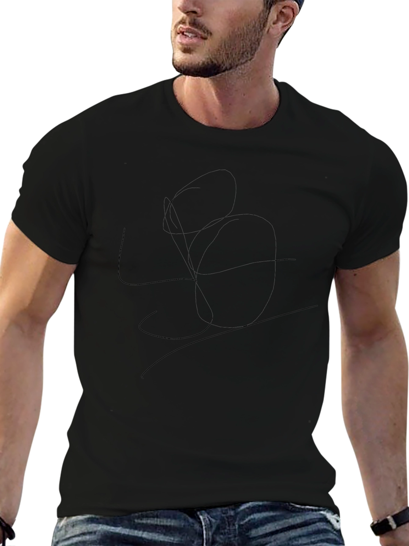 Black Modern Fit T-Shirt