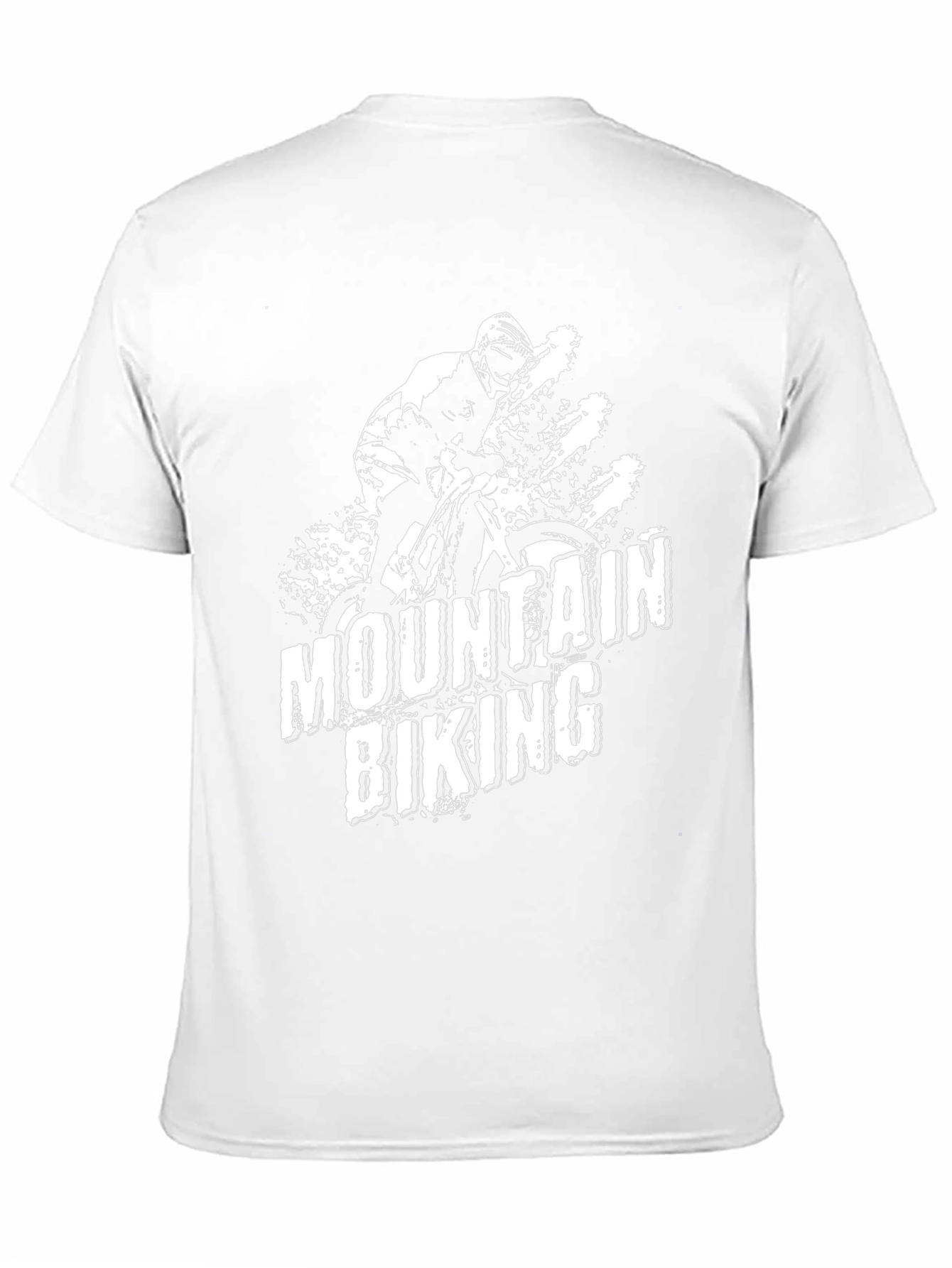 Mountain Biking T-Shirt - Black Cotton Tee