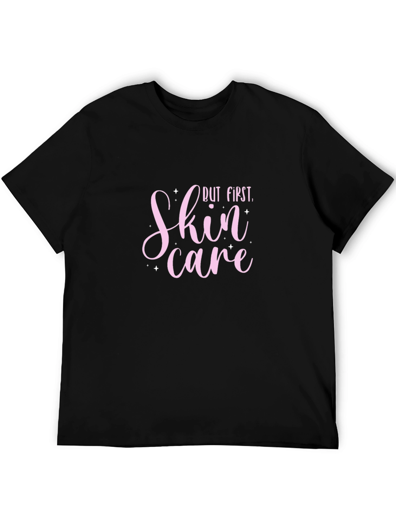 But First Skin Care Black T-Shirt
