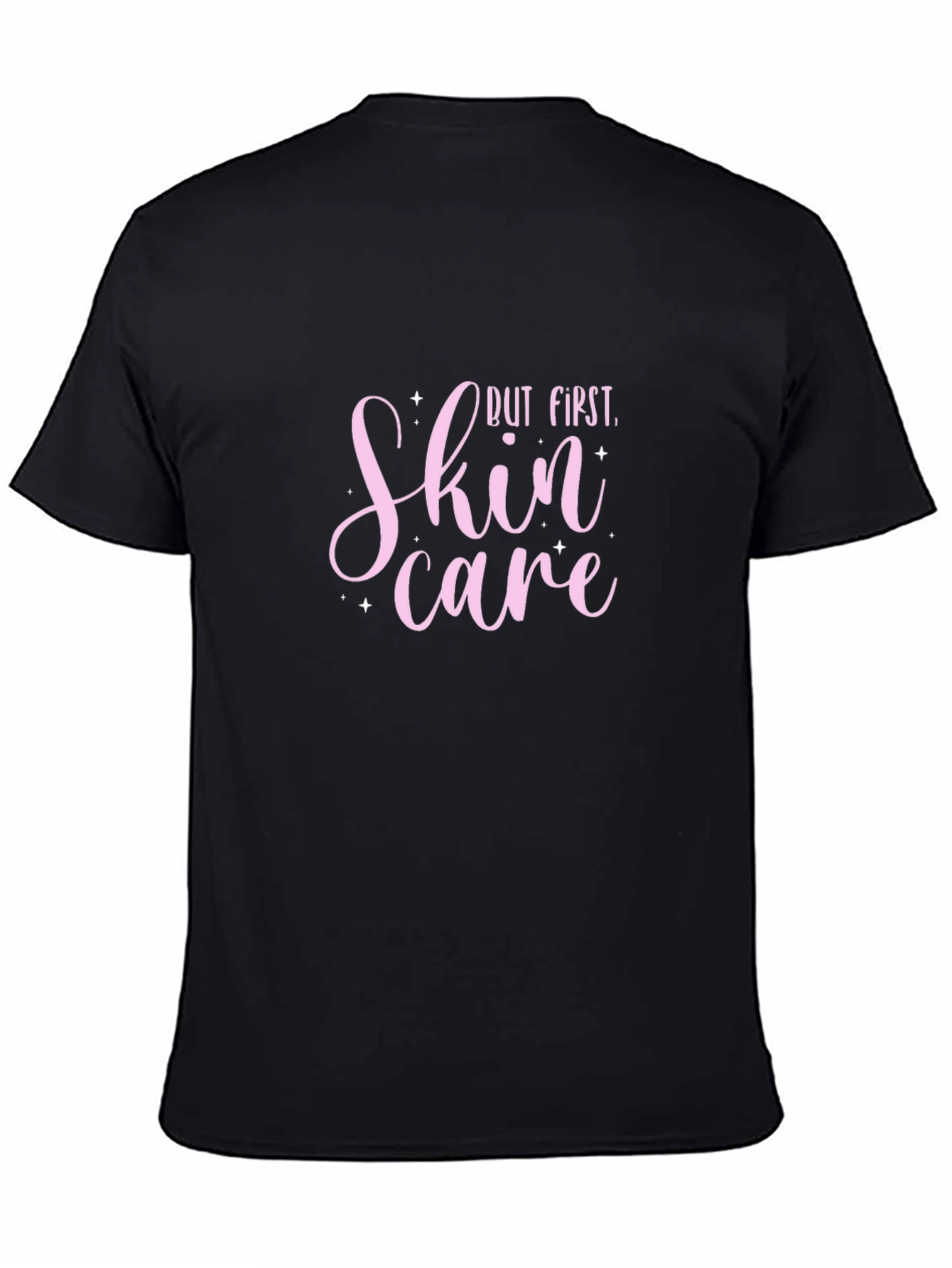But First Skin Care Black T-Shirt