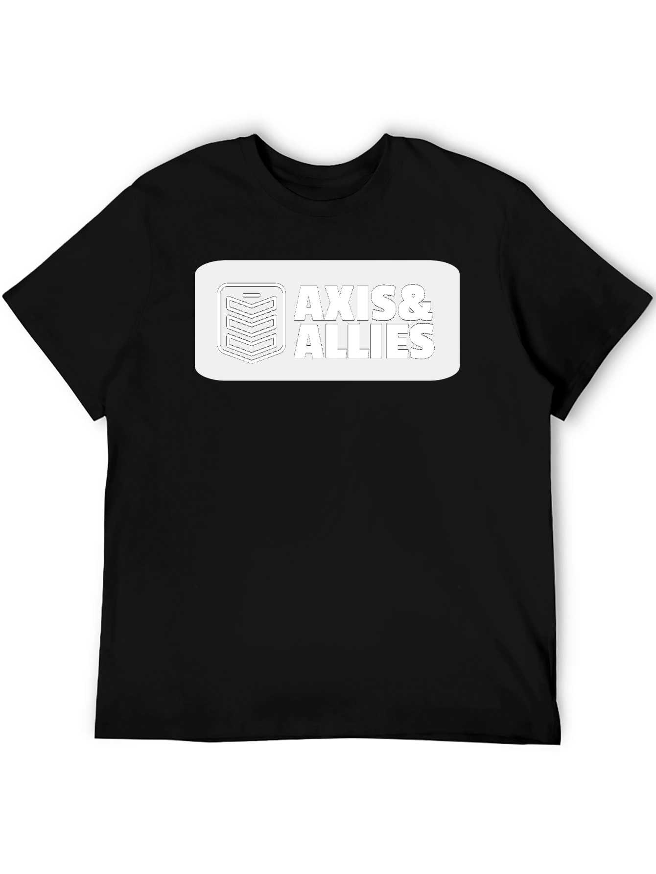 Axis & Allies Game Logo Black T-Shirt