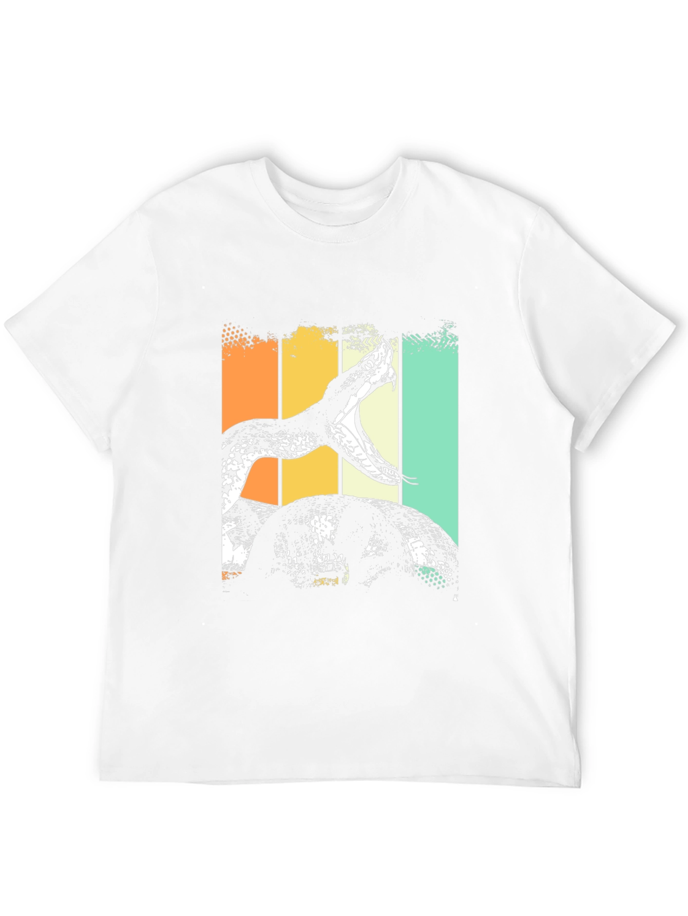Snake Graphic Tee - Retro Style Comfort