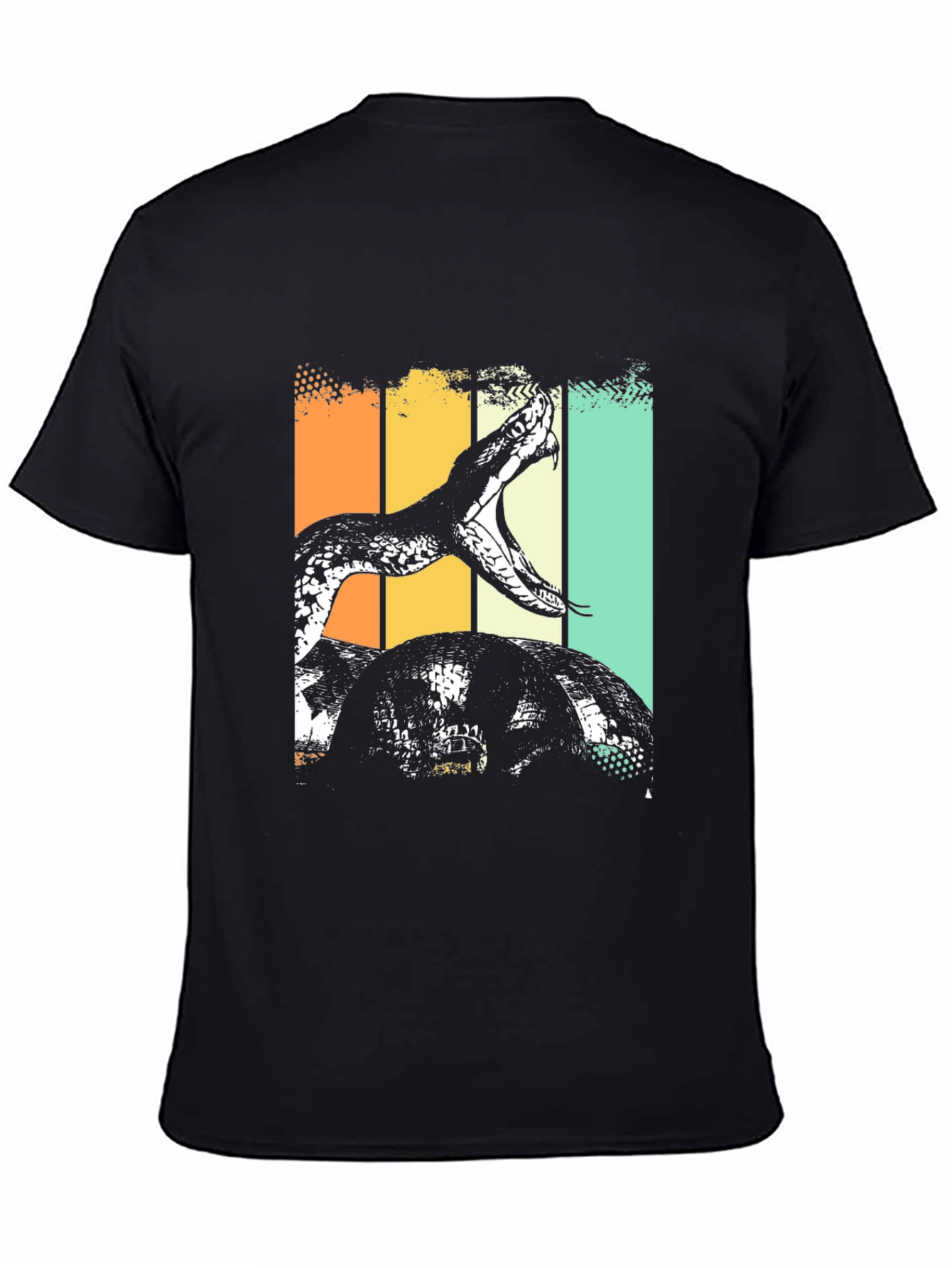 Snake Graphic Tee - Retro Style Comfort
