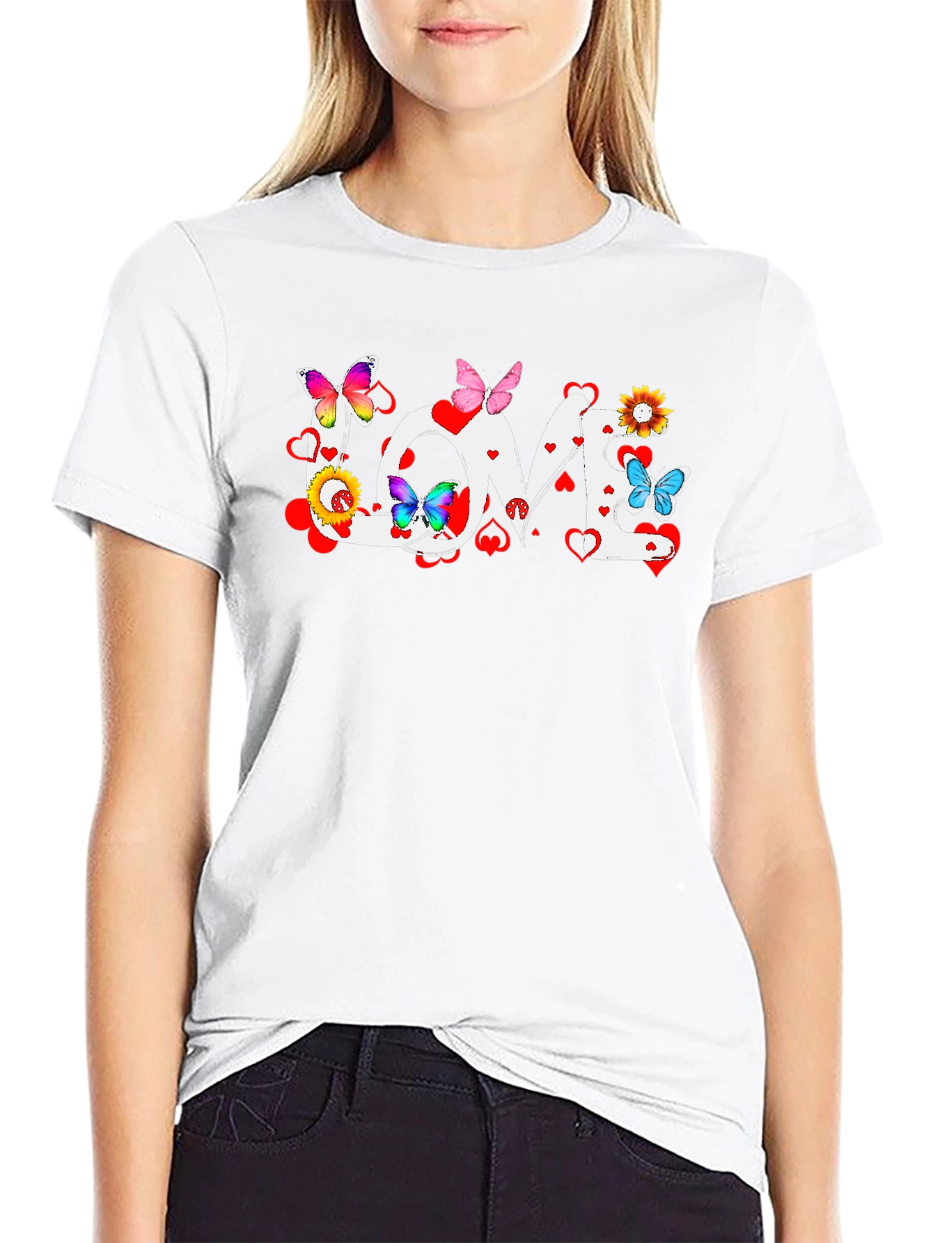 Love Butterflies Graphic Tee