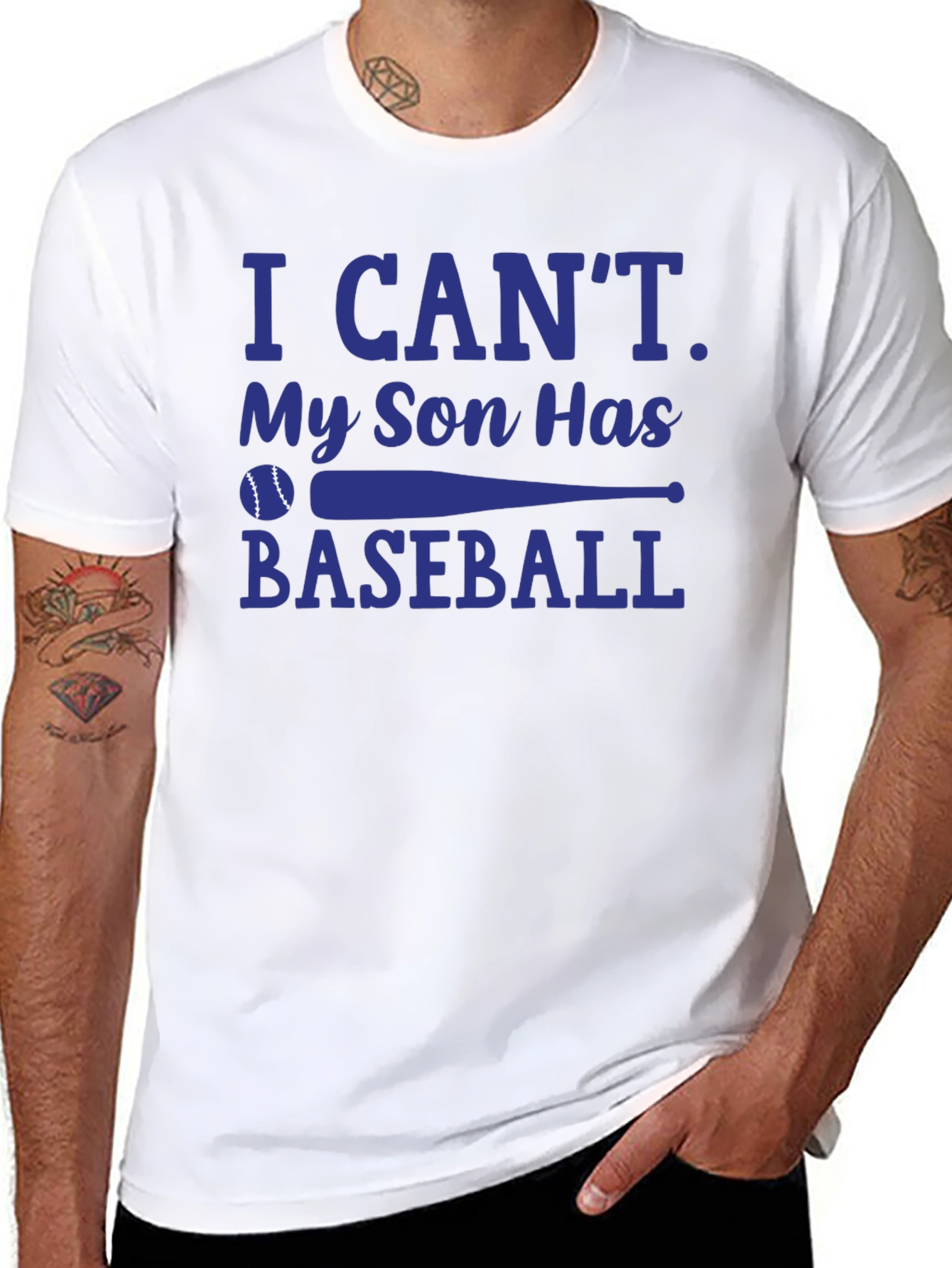 I Cant My Son Has Baseball T-Shirt