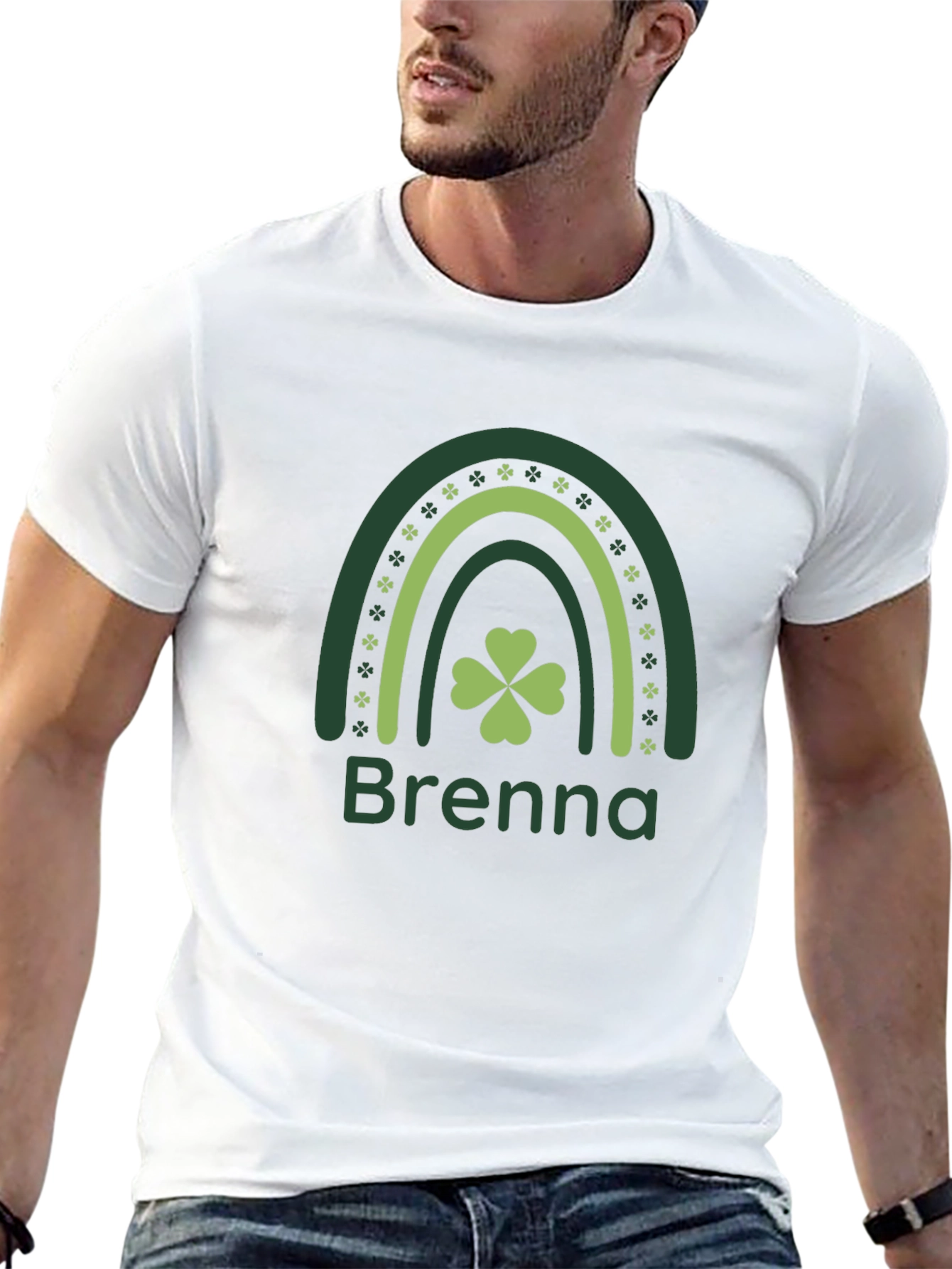 Brenna St. Patricks Day Rainbow Shirt