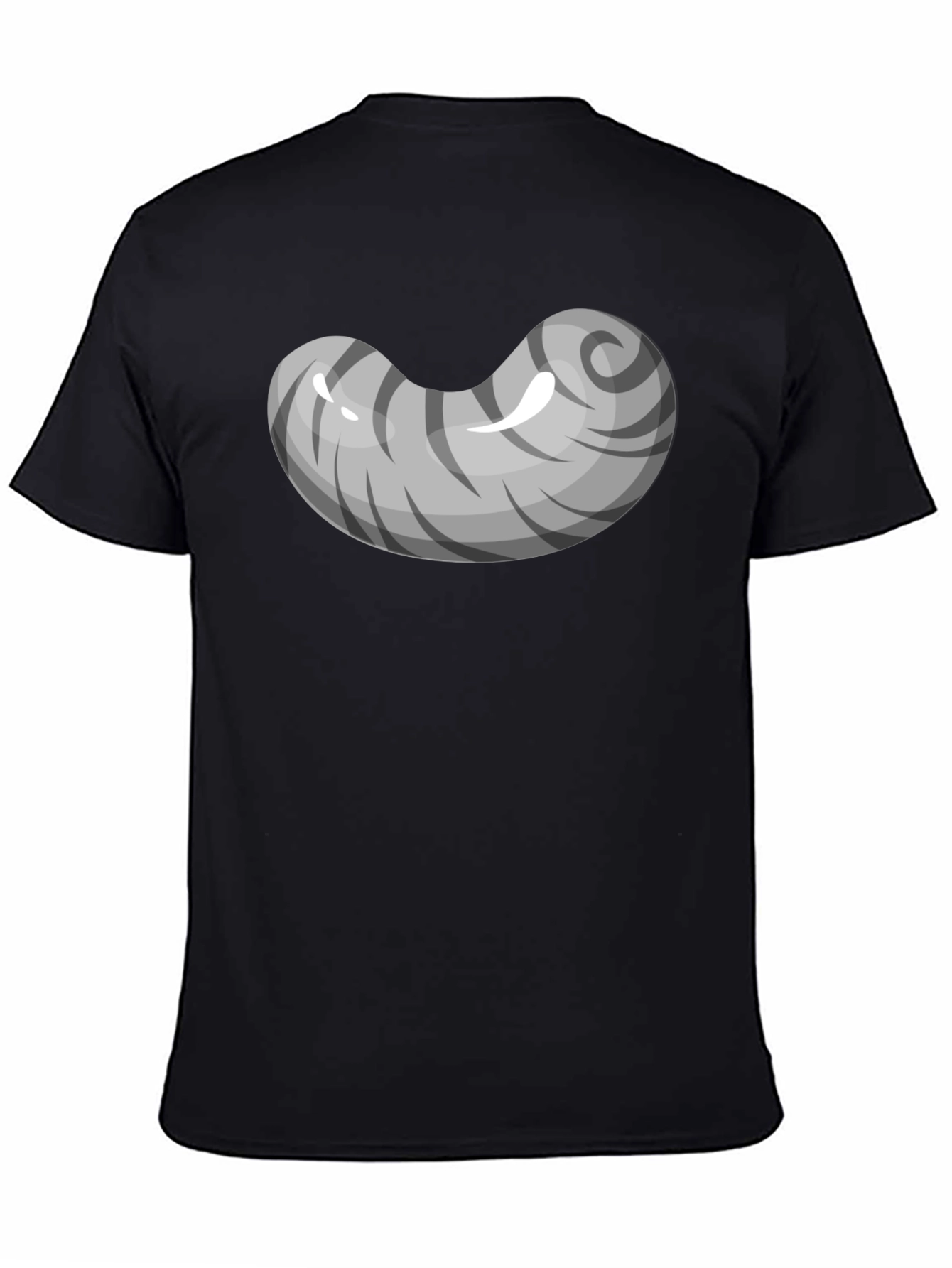 Grey Bean Graphic Tee - Soft Cotton Blend