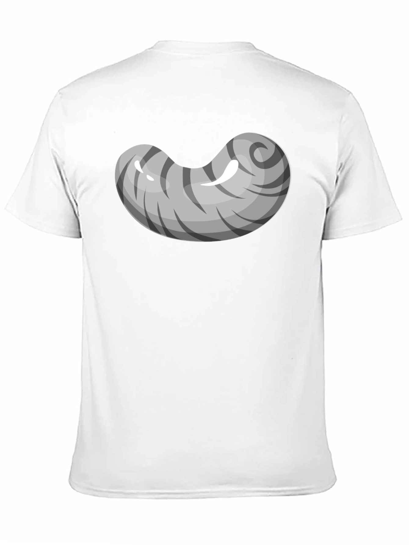 Grey Bean Graphic Tee - Soft Cotton Blend