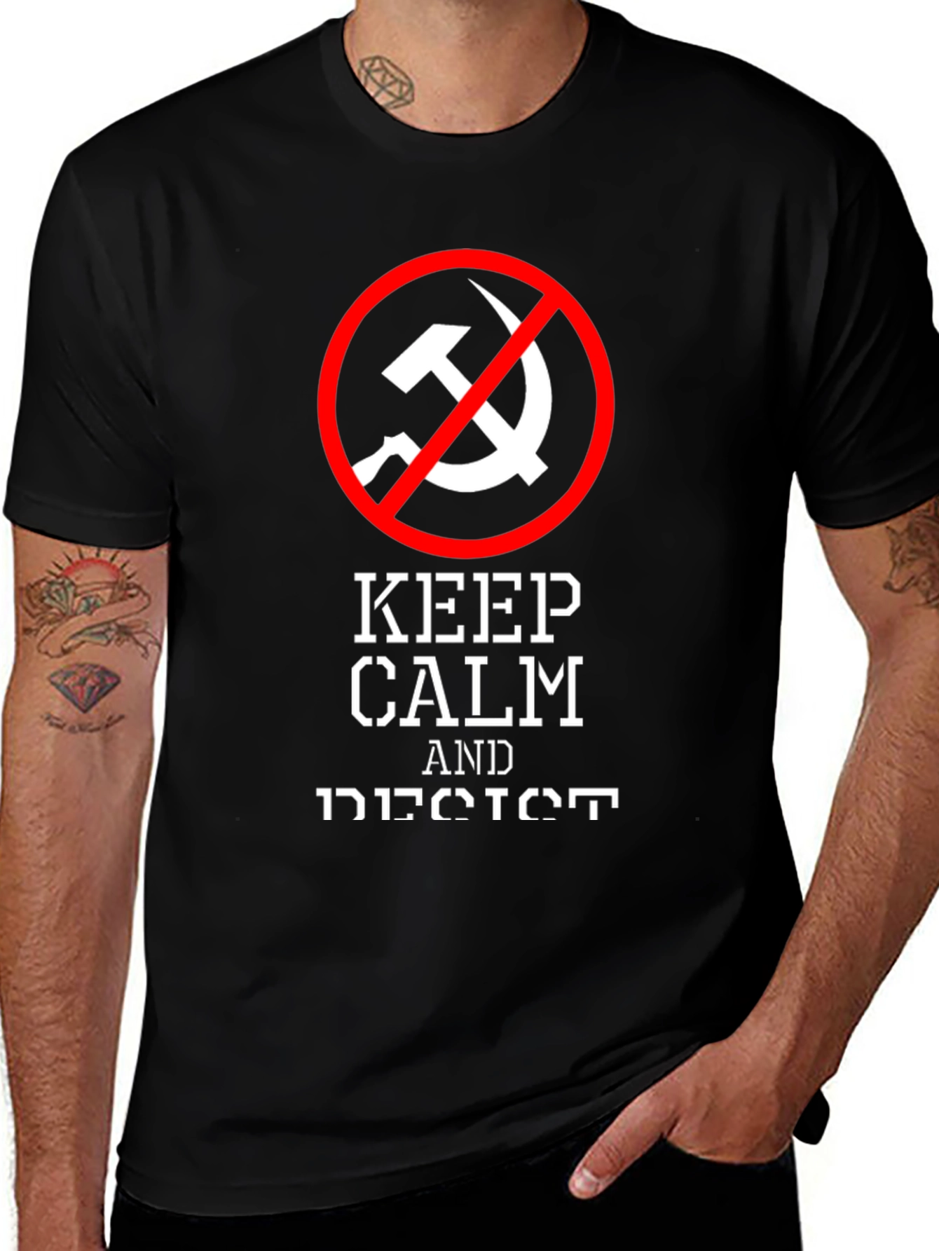 Keep Calm Resist Anti-Communism T-Shirt