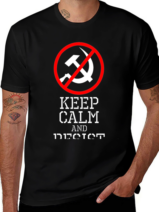 Keep Calm Resist Anti-Communism T-Shirt