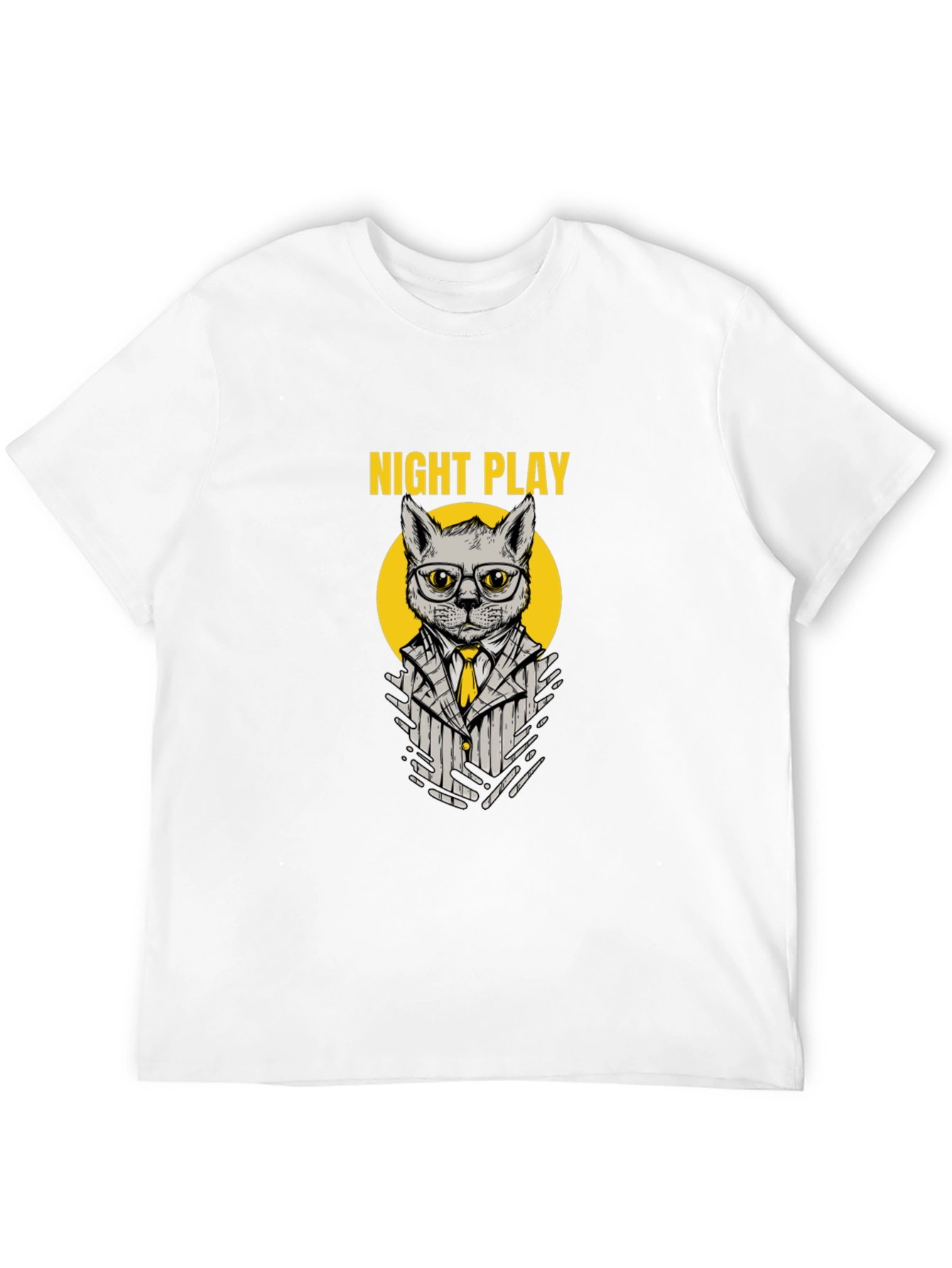 Night Play Cat T-Shirt