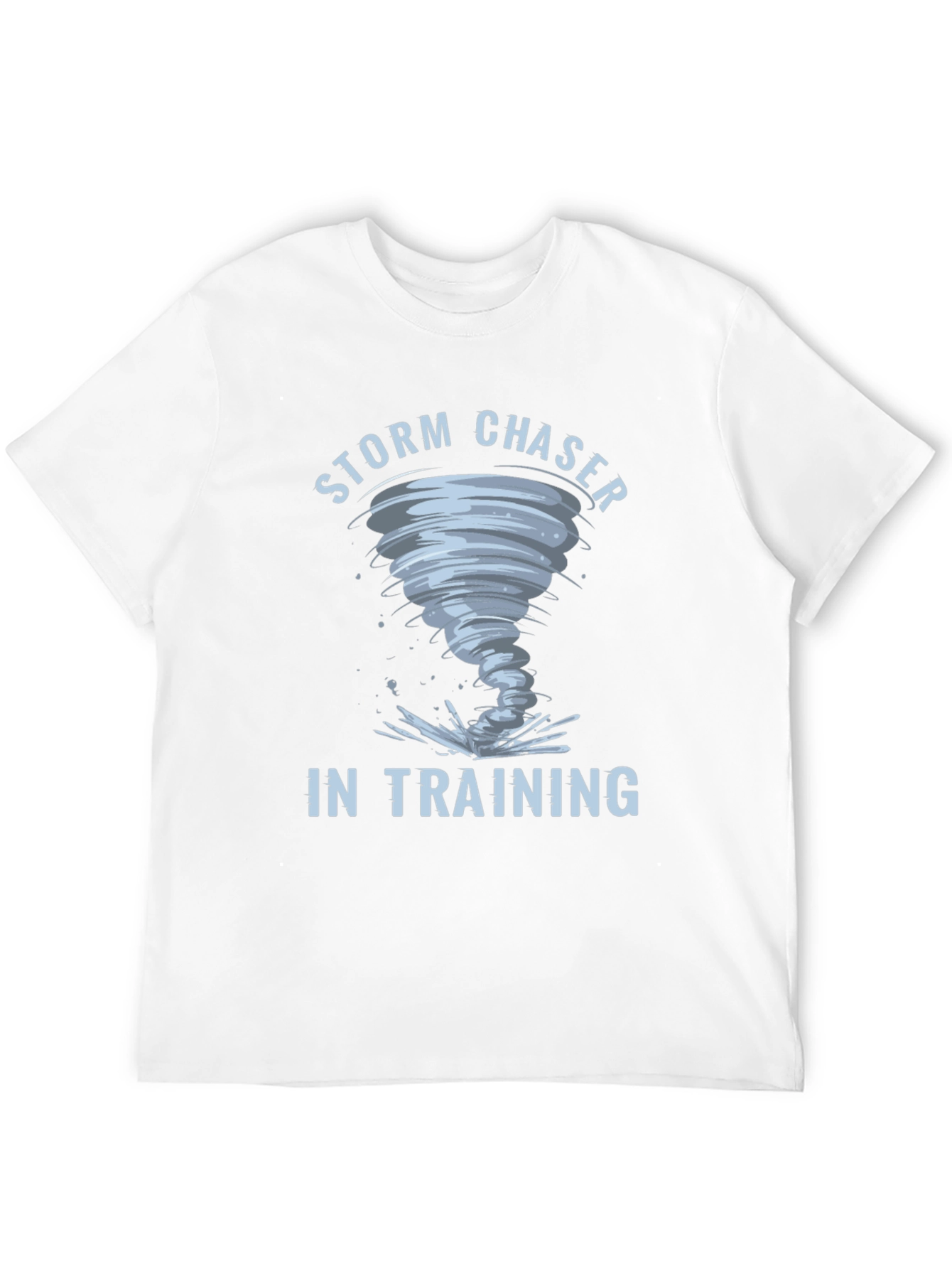 Storm Chaser in Training Black Graphic T-Shirt