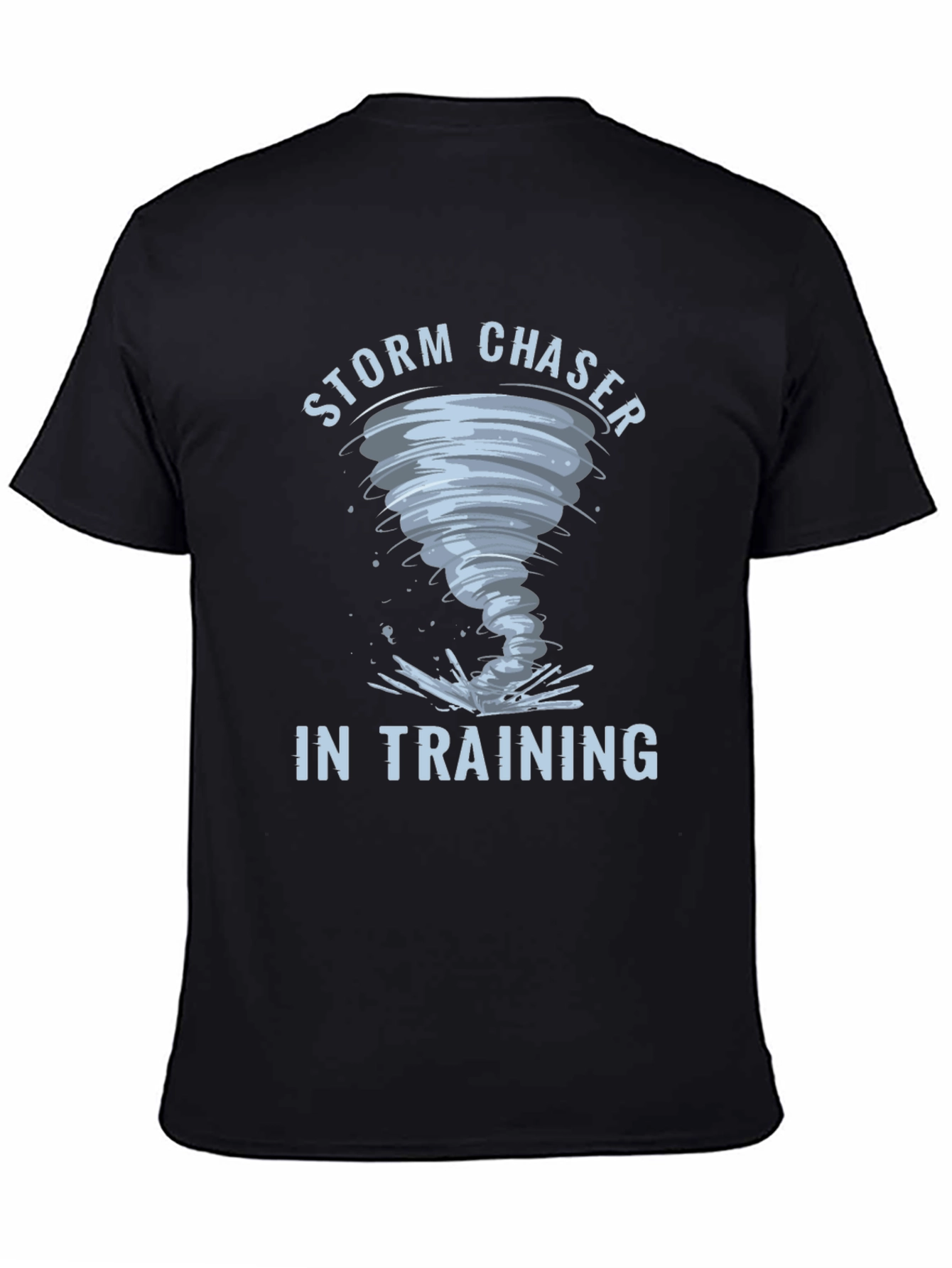Storm Chaser in Training Black Graphic T-Shirt