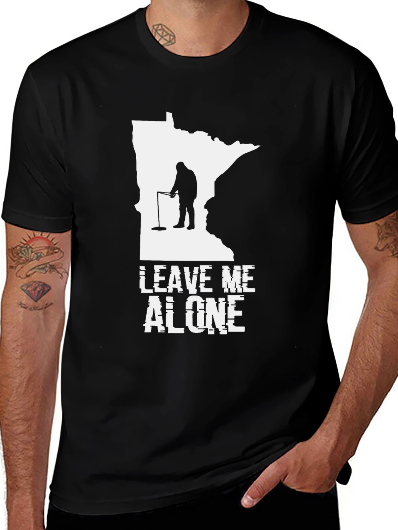 Leave Me Alone T-Shirt Metal Detecting Minnesota