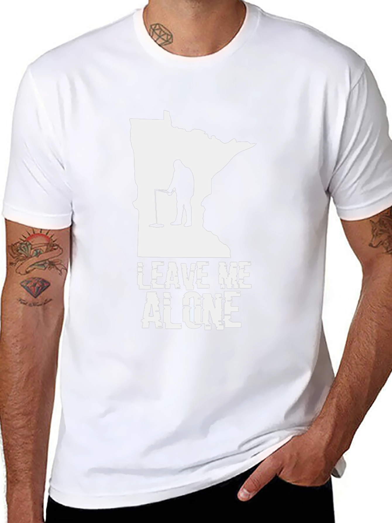 Leave Me Alone T-Shirt Metal Detecting Minnesota
