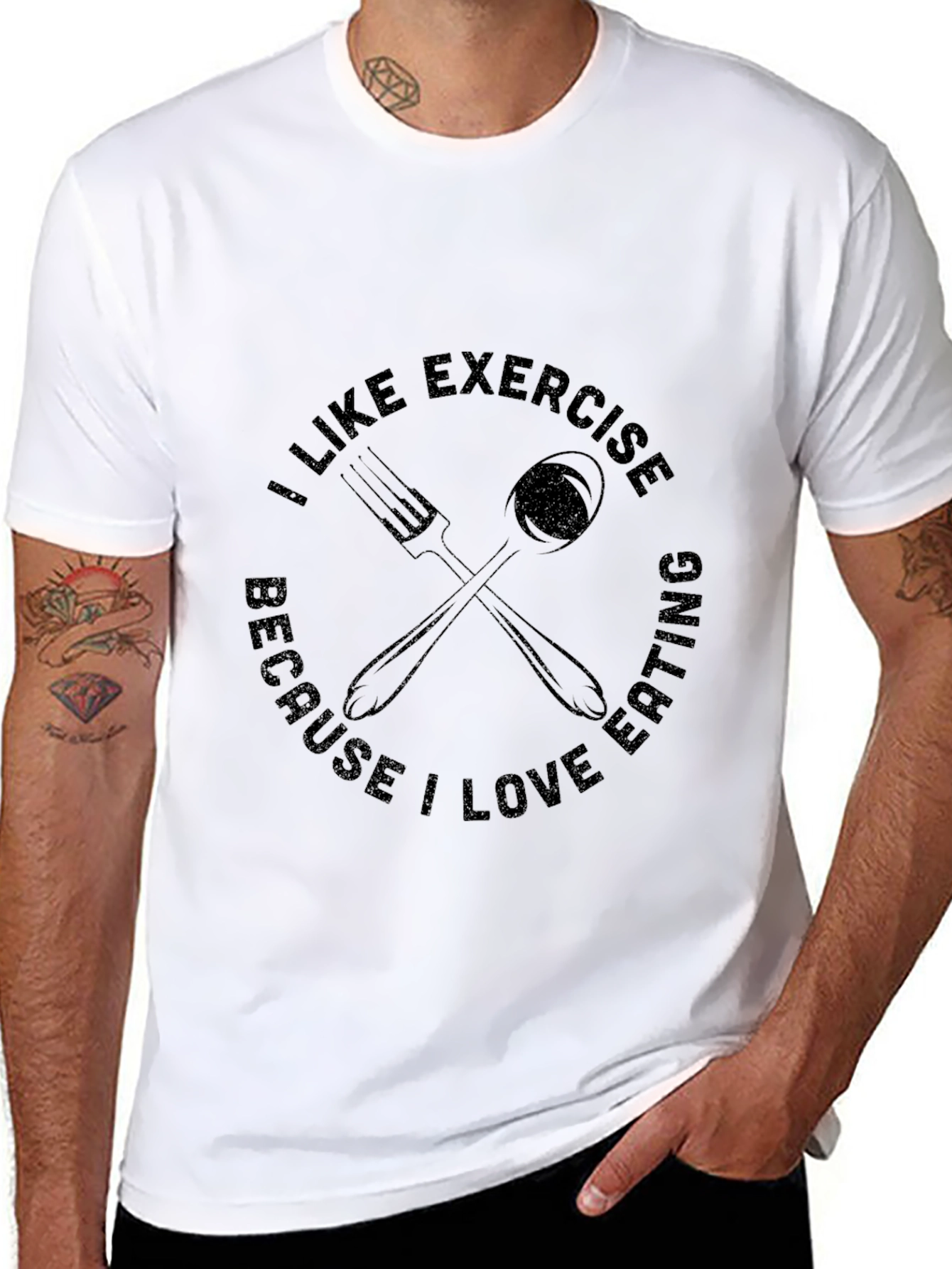 Exercise Eating T-Shirt