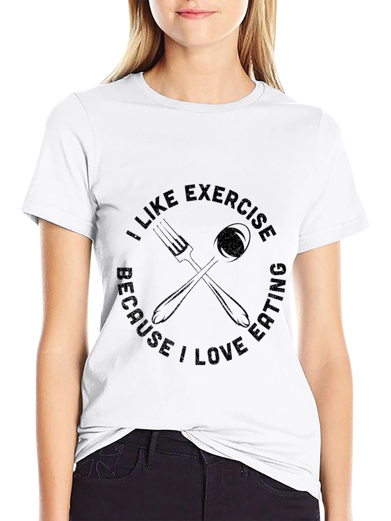 Exercise Eating T-Shirt