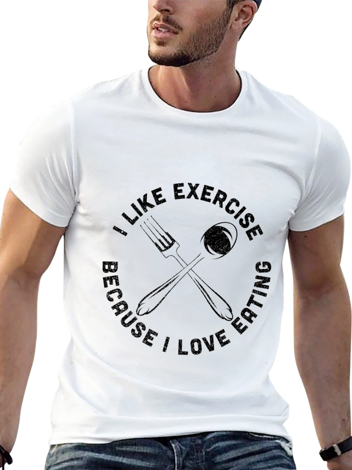 Exercise Eating T-Shirt