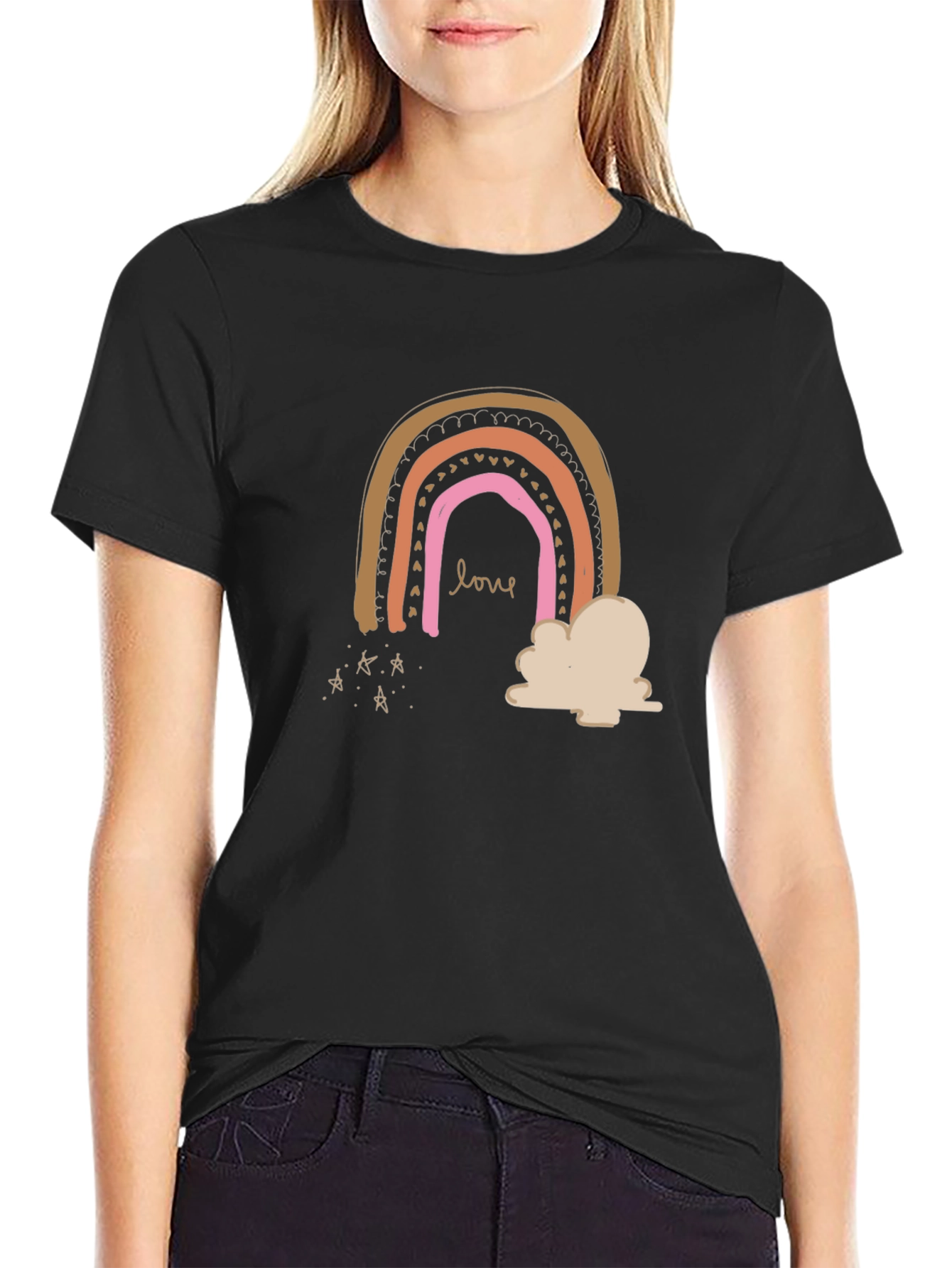 Love Rainbow Graphic T-Shirt - Trendy & Stylish