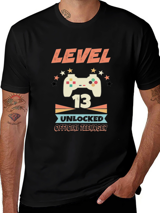 Level 13 Unlocked Teenager Graphic Tee