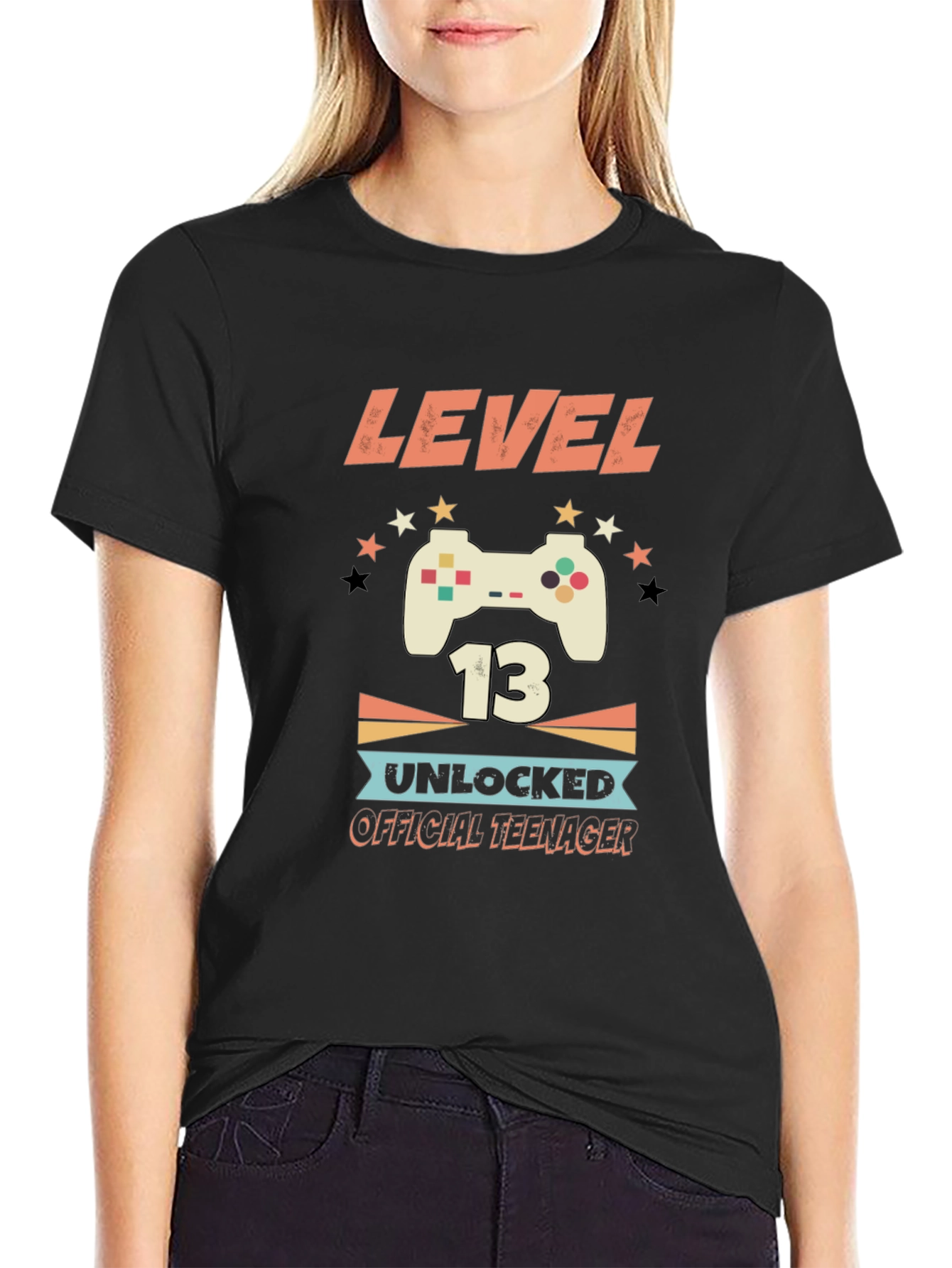 Level 13 Unlocked Teenager Graphic Tee