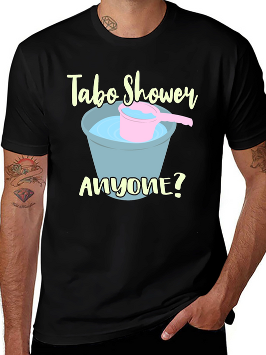 Tabo Shower Graphic Tee - Funny Filipino Humor T-Shirt