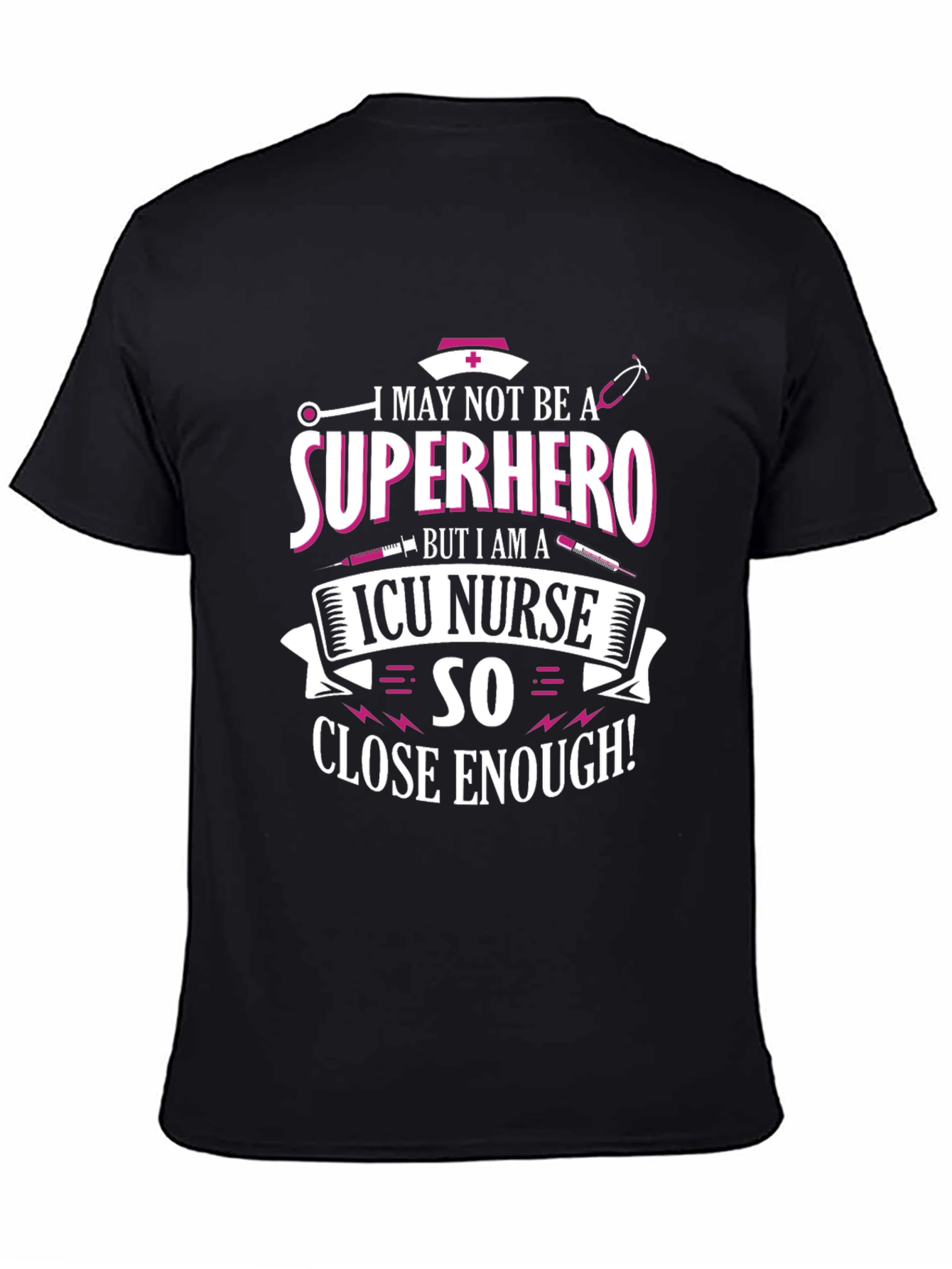 ICU Nurse Superhero T-Shirt