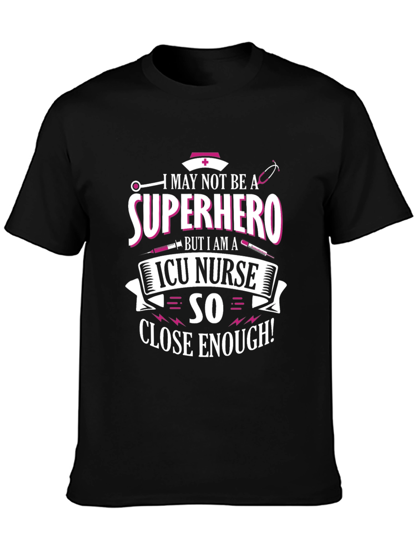 ICU Nurse Superhero T-Shirt