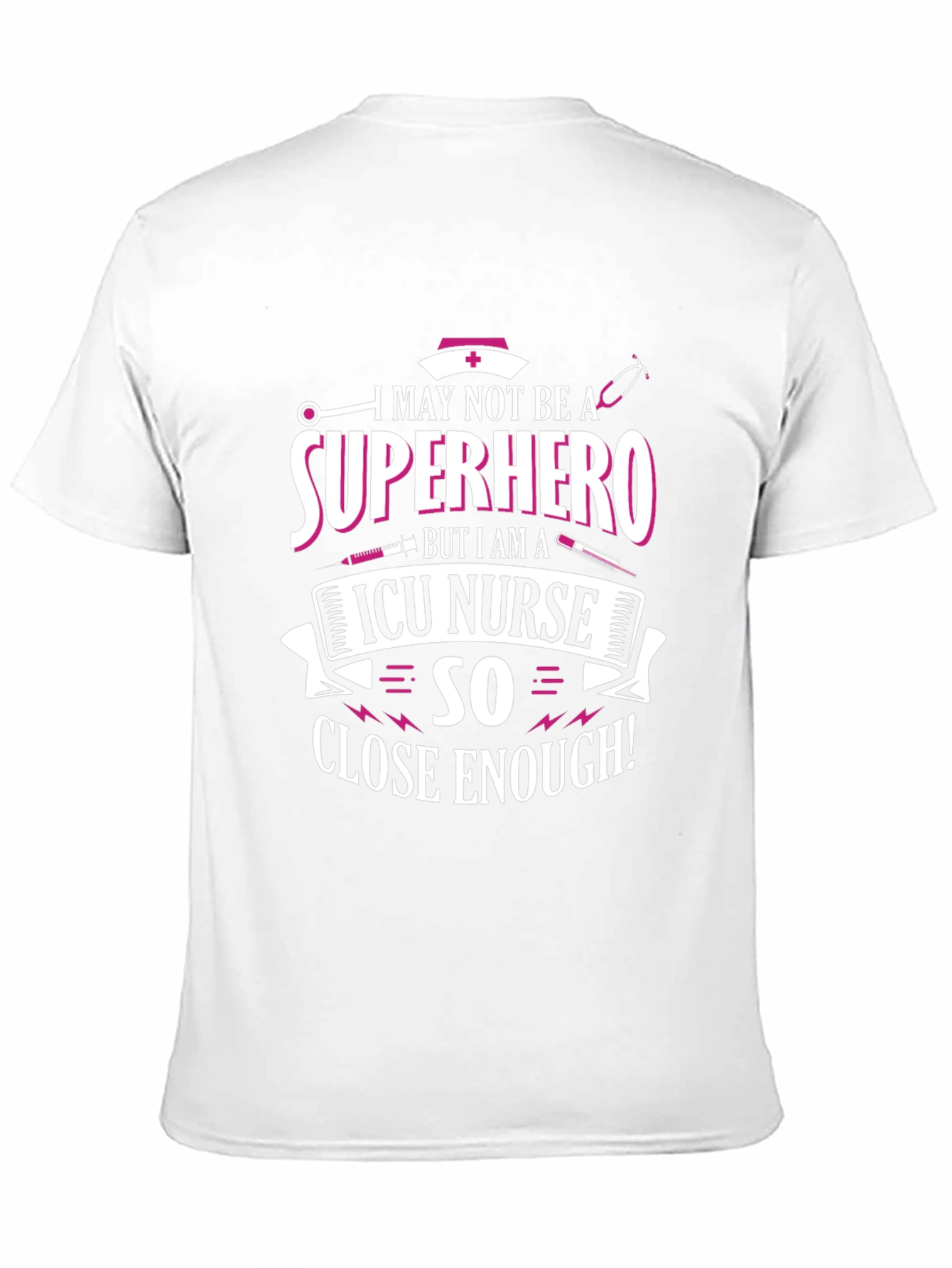 ICU Nurse Superhero T-Shirt