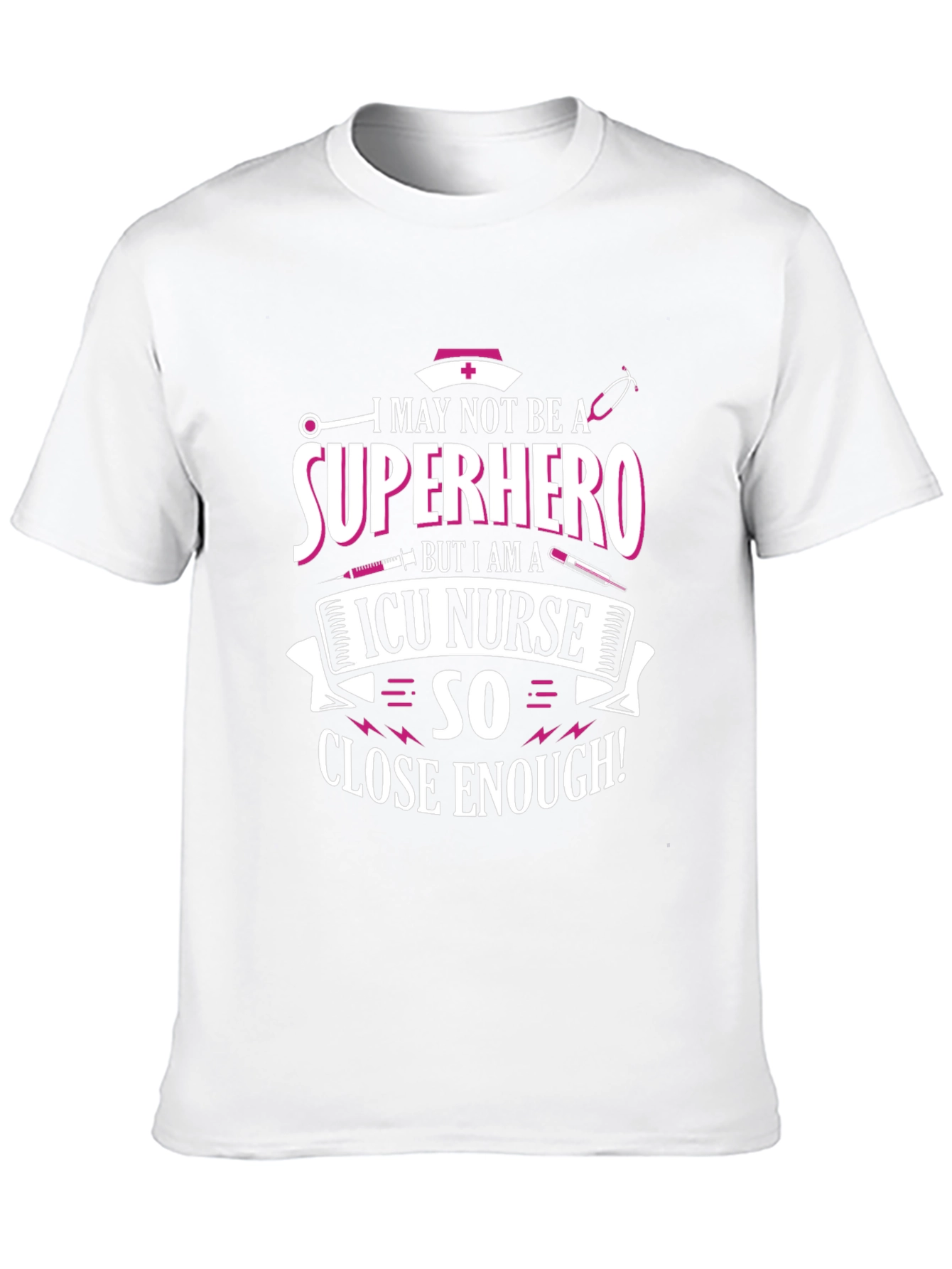 ICU Nurse Superhero T-Shirt