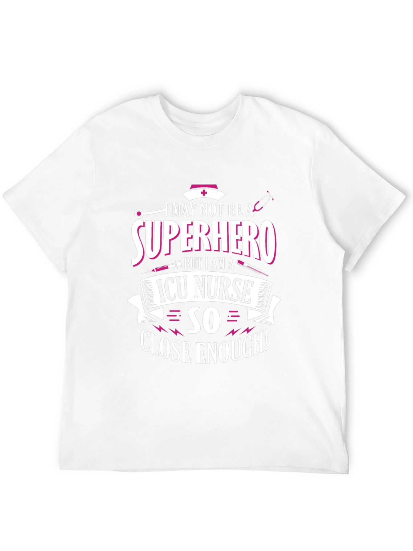 ICU Nurse Superhero T-Shirt