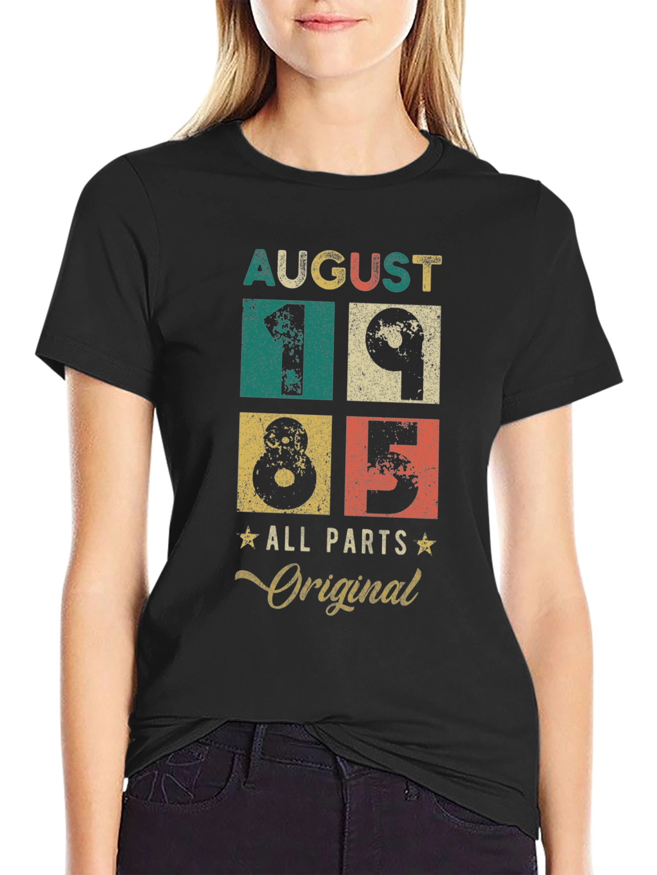 August 1985 All Original Parts Birthday T-Shirt