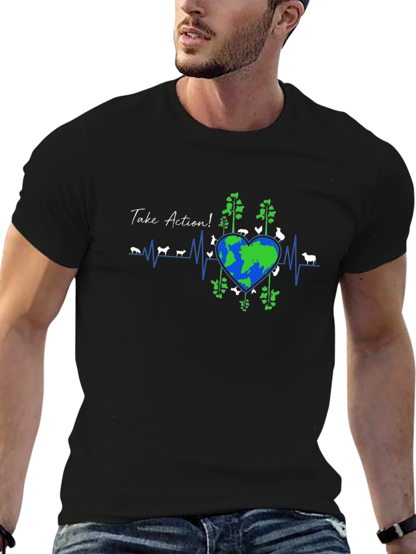 Earth Heartbeat Tee - Take Action!