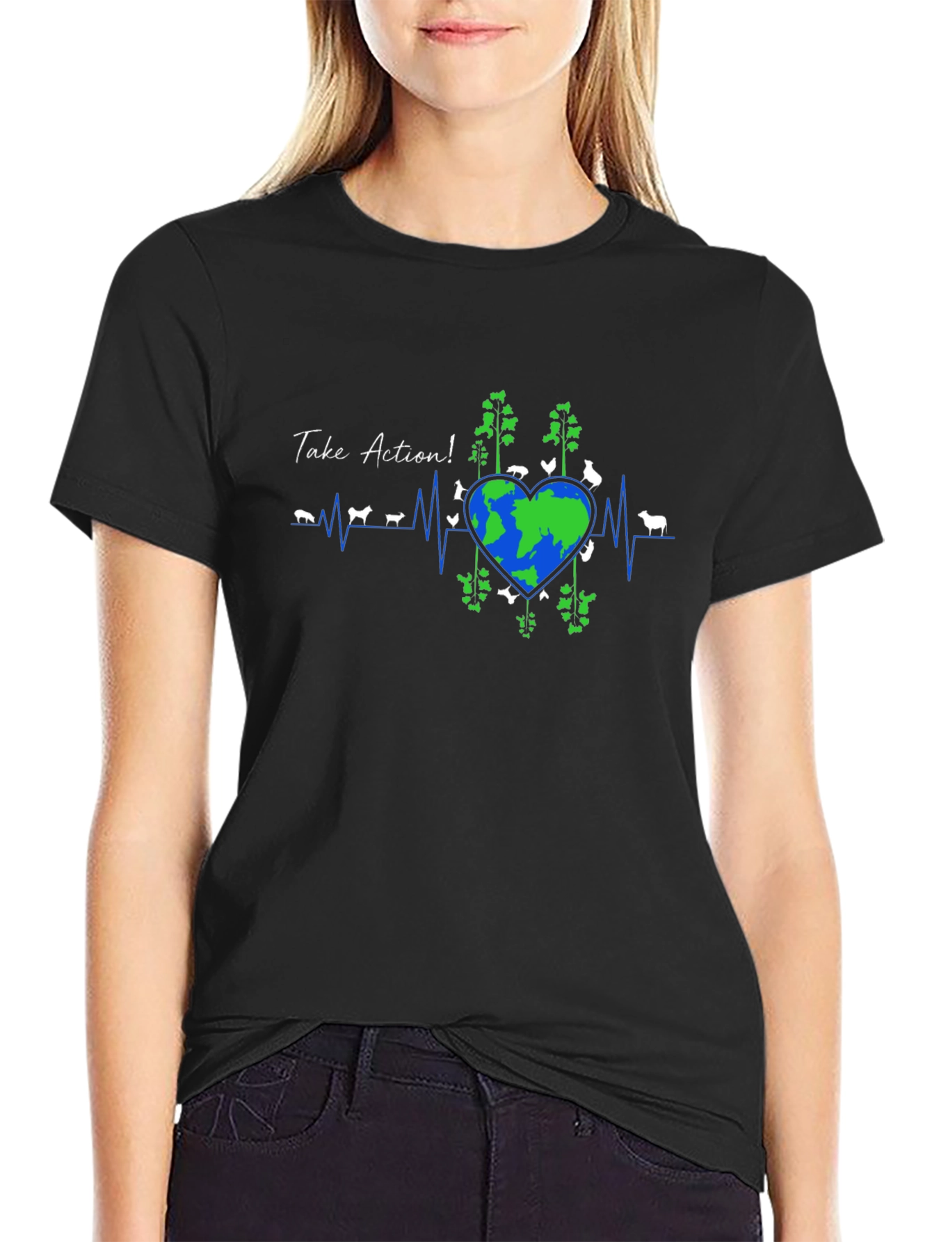 Earth Heartbeat Tee - Take Action!