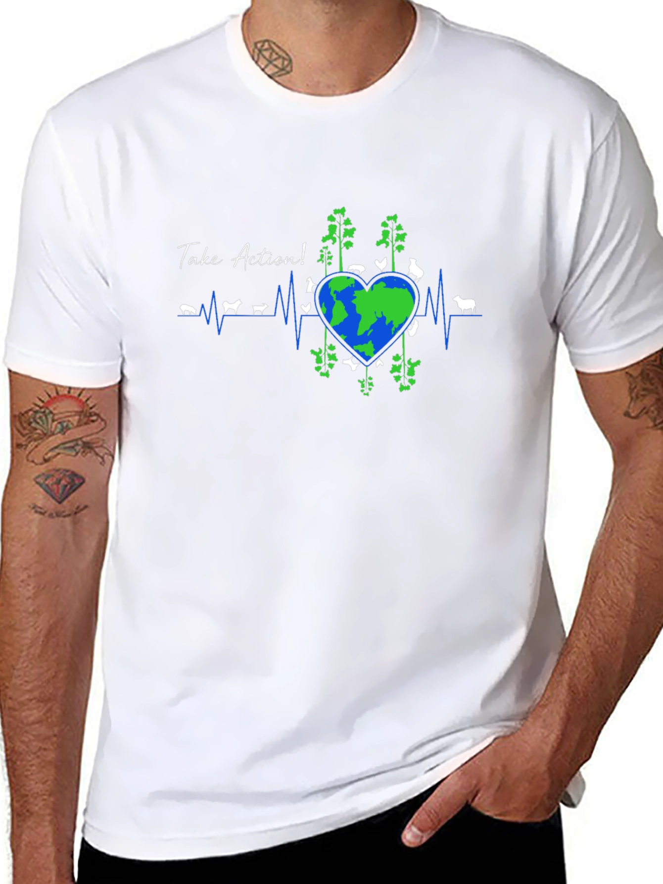 Earth Heartbeat Tee - Take Action!