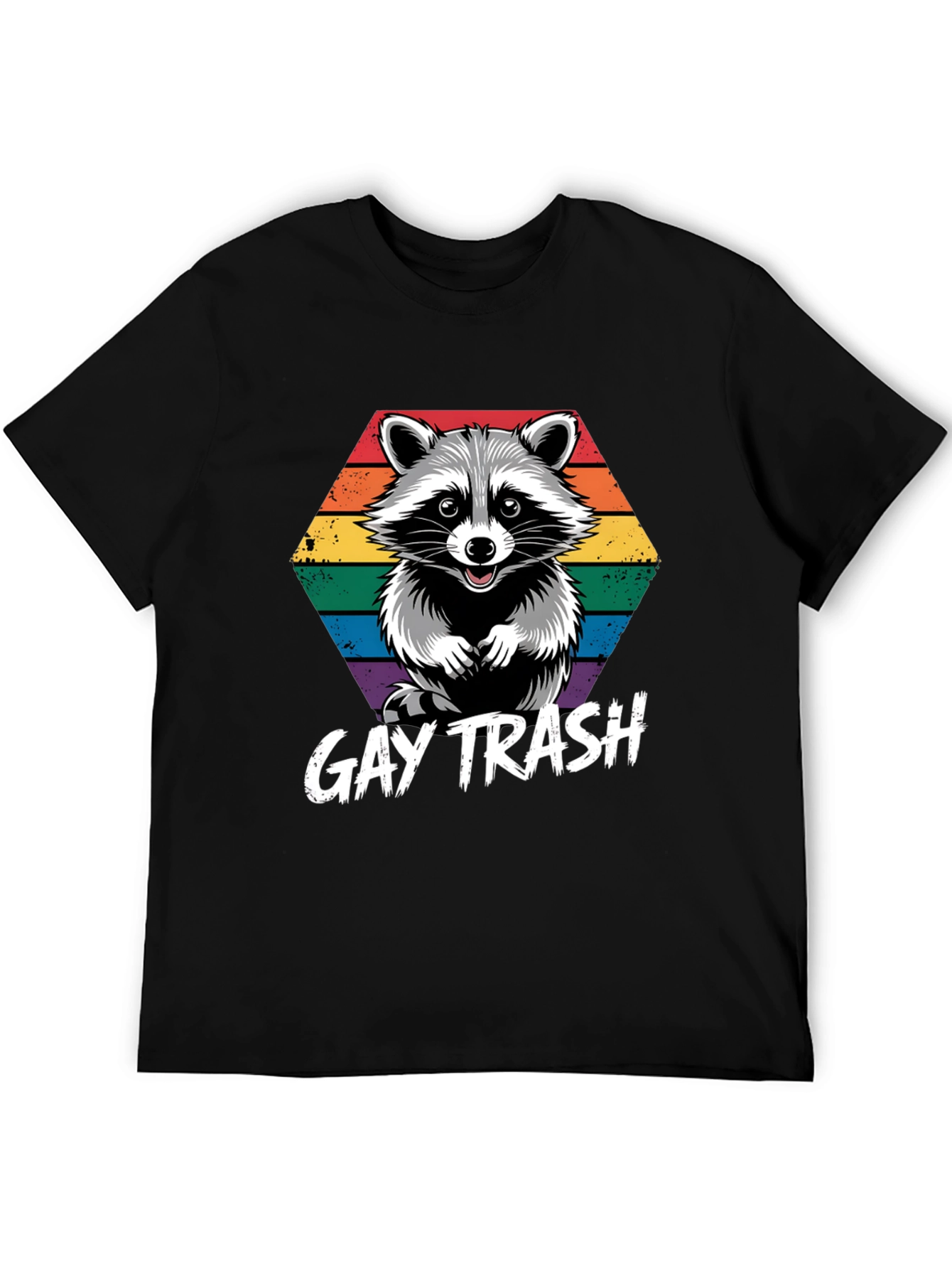Gay Trash Raccoon Pride T-Shirt