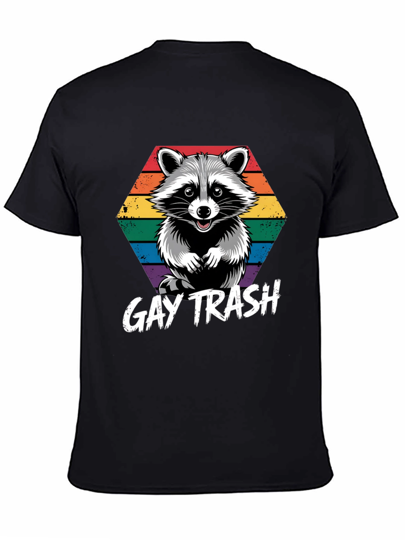Gay Trash Raccoon Pride T-Shirt