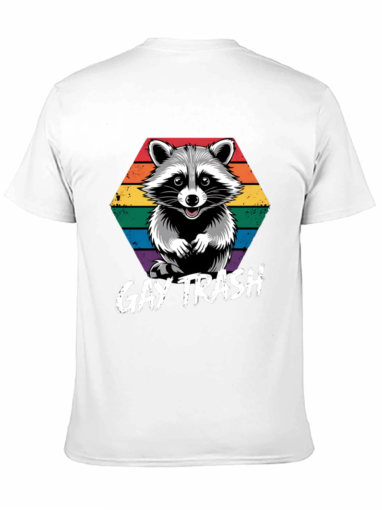 Gay Trash Raccoon Pride T-Shirt