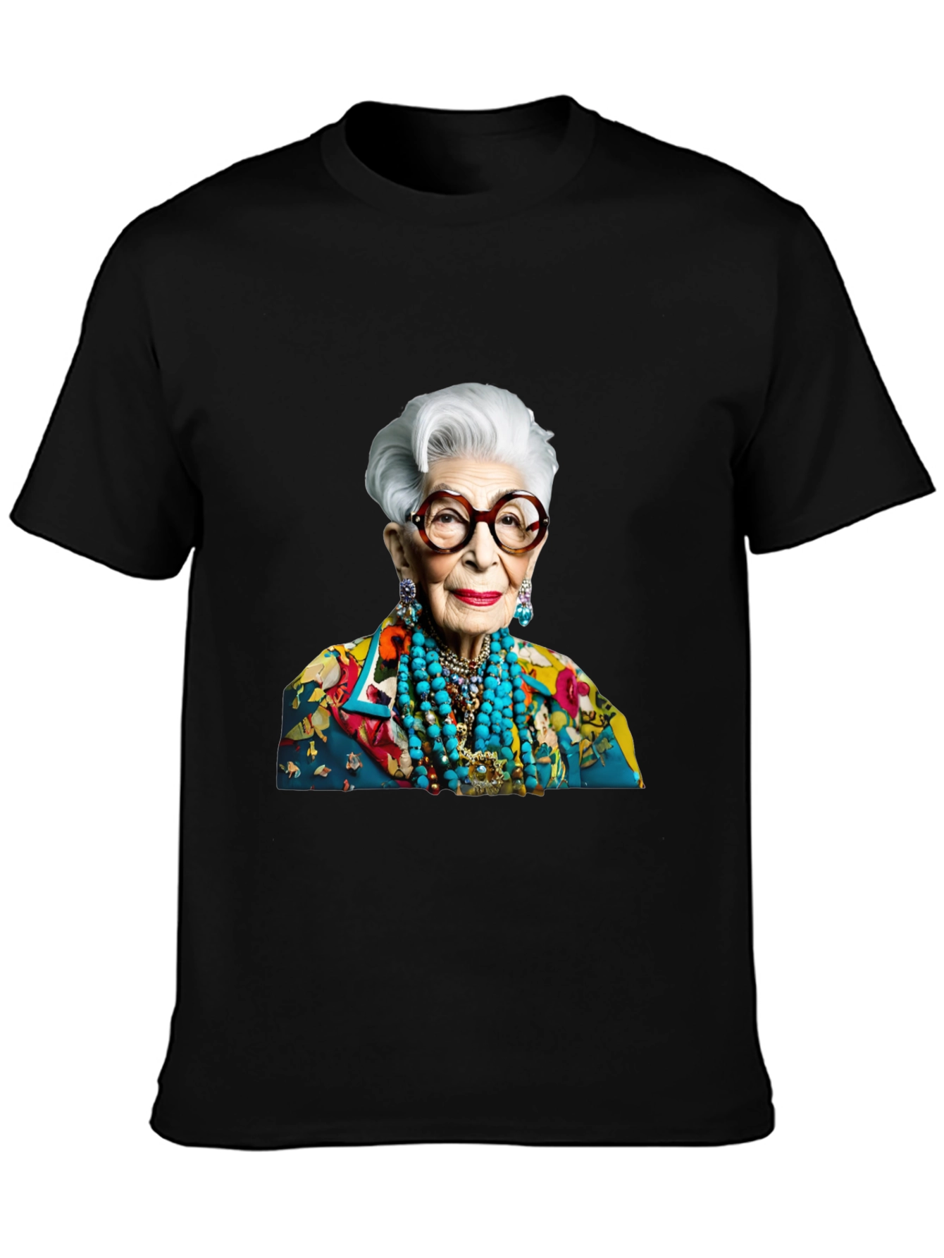 Iris Apfel T-Shirt - Stylish Fashion Icon Tee