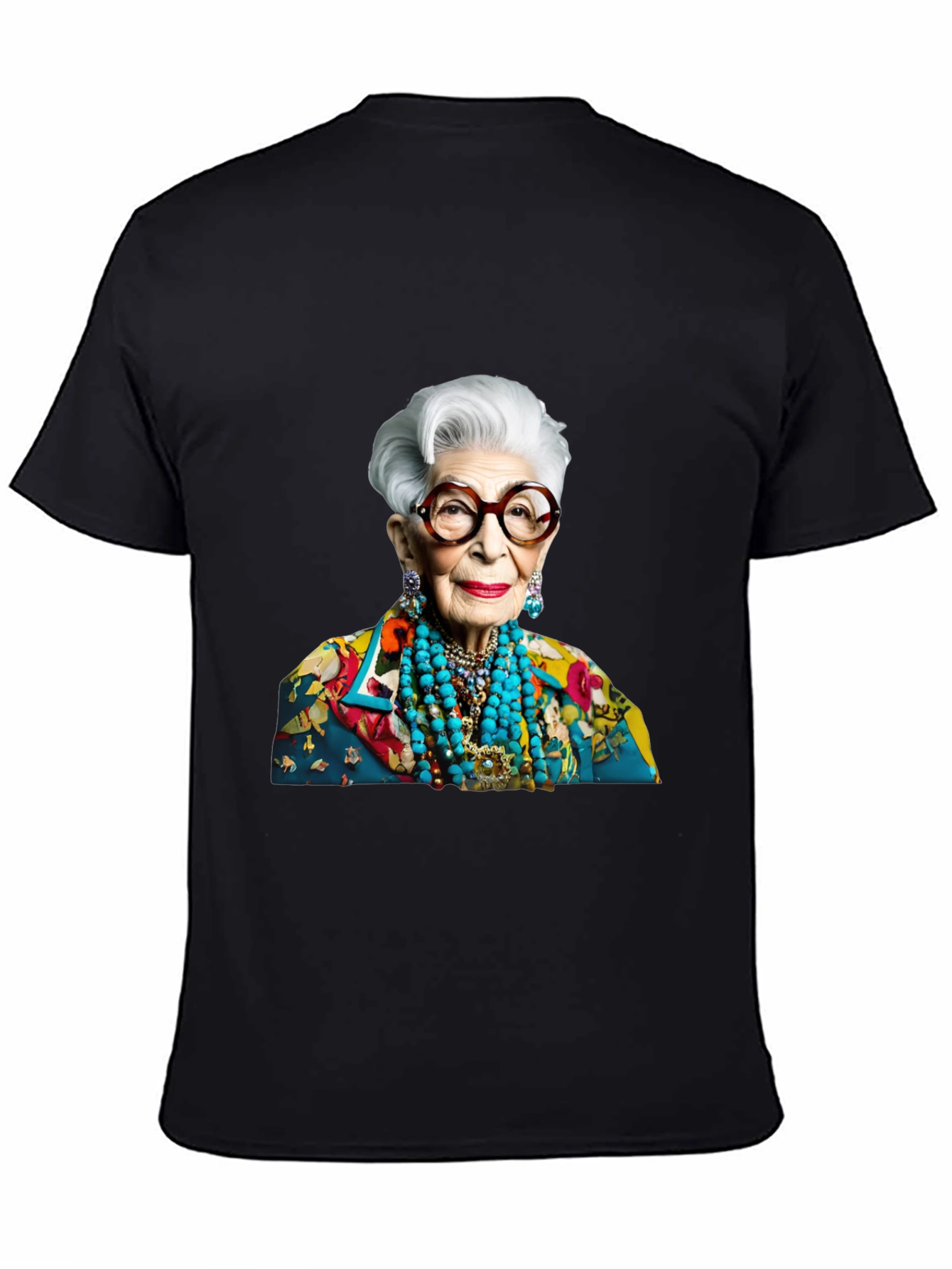 Iris Apfel T-Shirt - Stylish Fashion Icon Tee