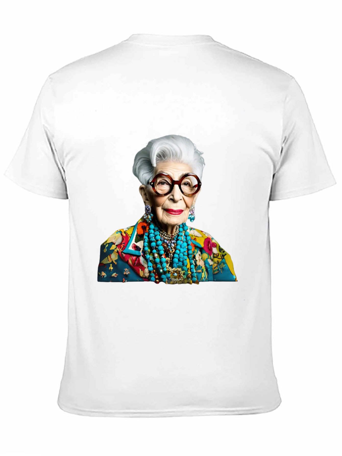 Iris Apfel T-Shirt - Stylish Fashion Icon Tee