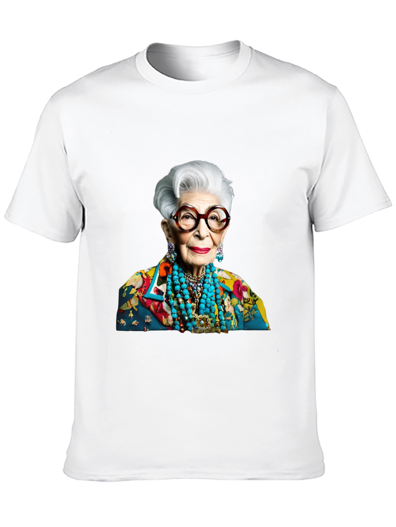 Iris Apfel T-Shirt - Stylish Fashion Icon Tee