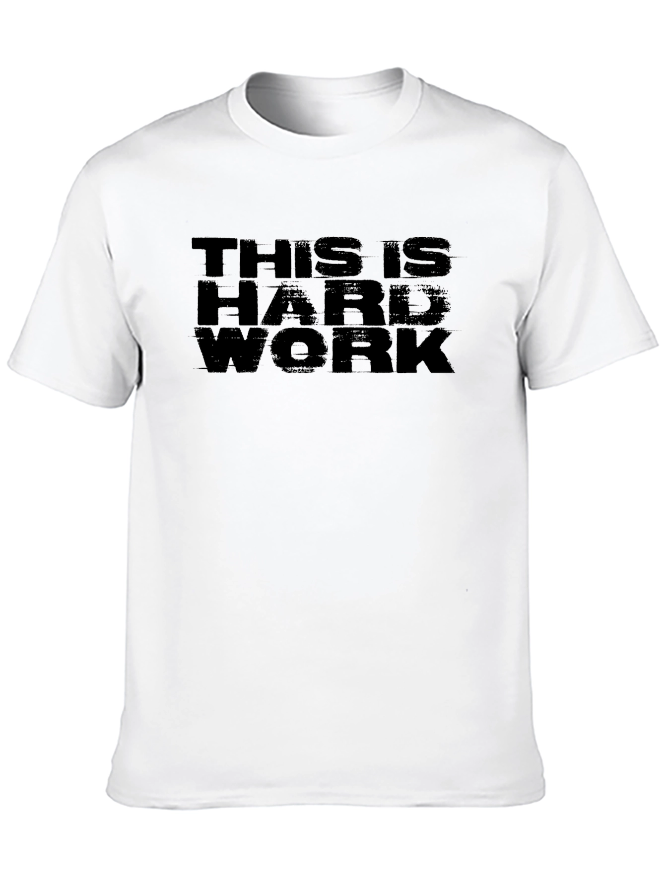 This Is Hard Work Black Graphic Tee