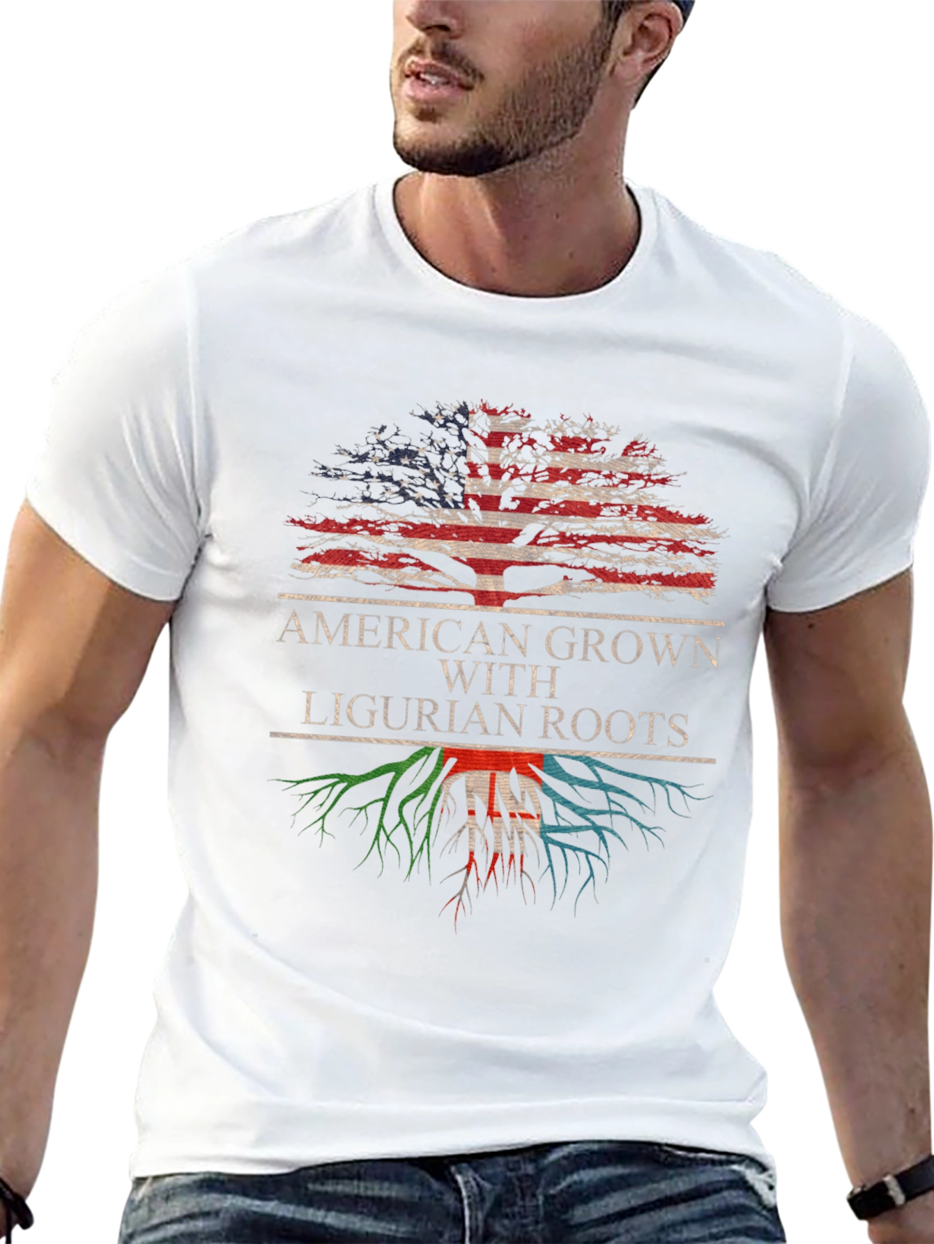 American Grown Ligurian Roots T-Shirt