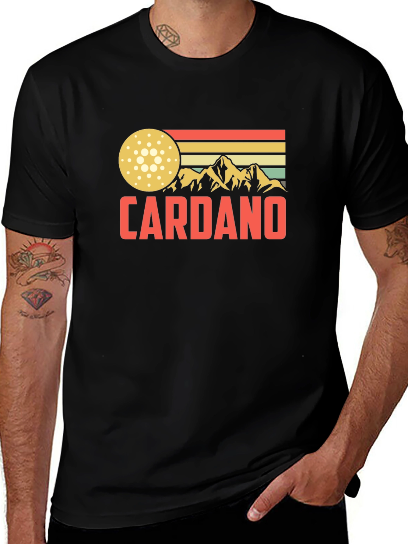 Cardano Retro Style T-Shirt
