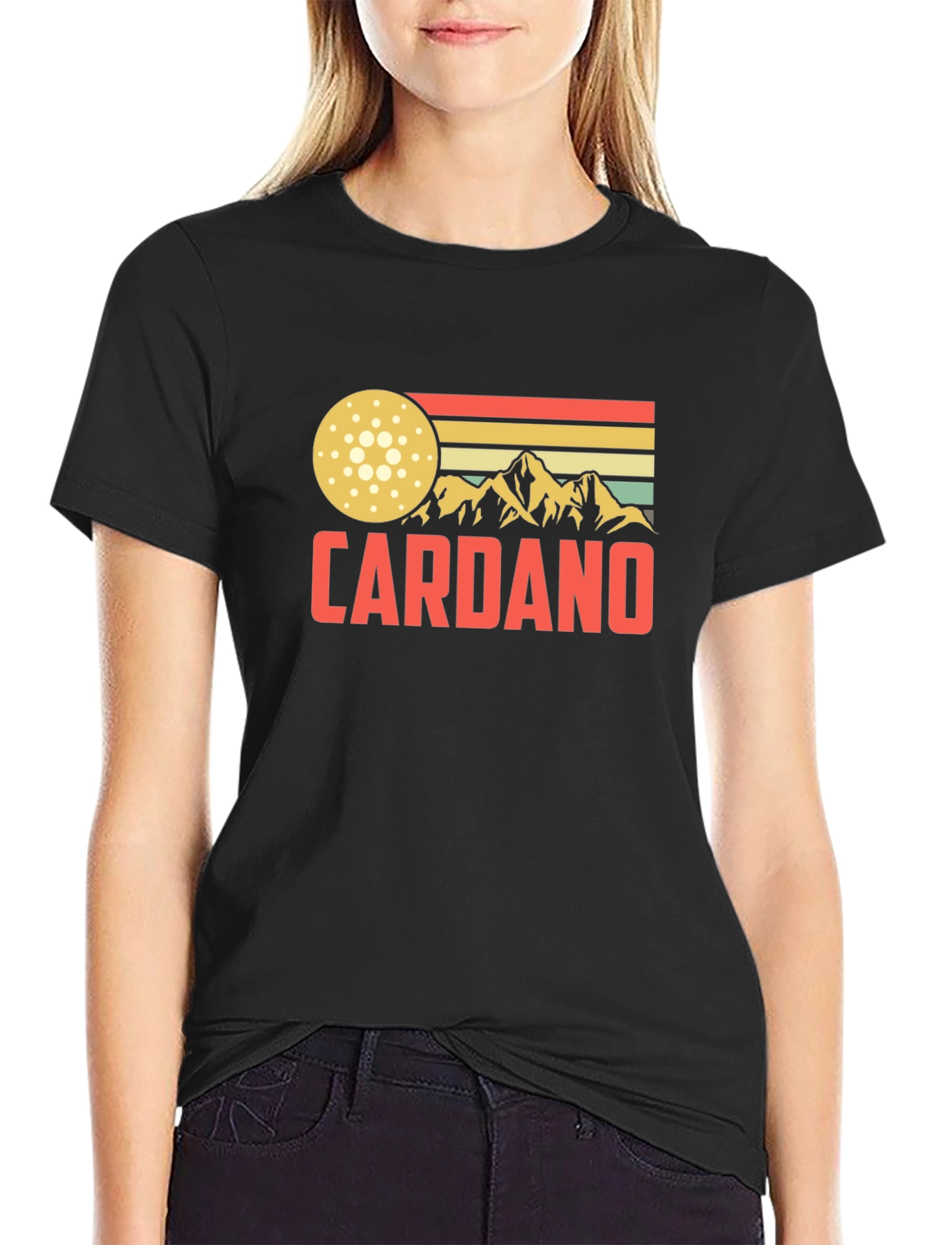 Cardano Retro Style T-Shirt